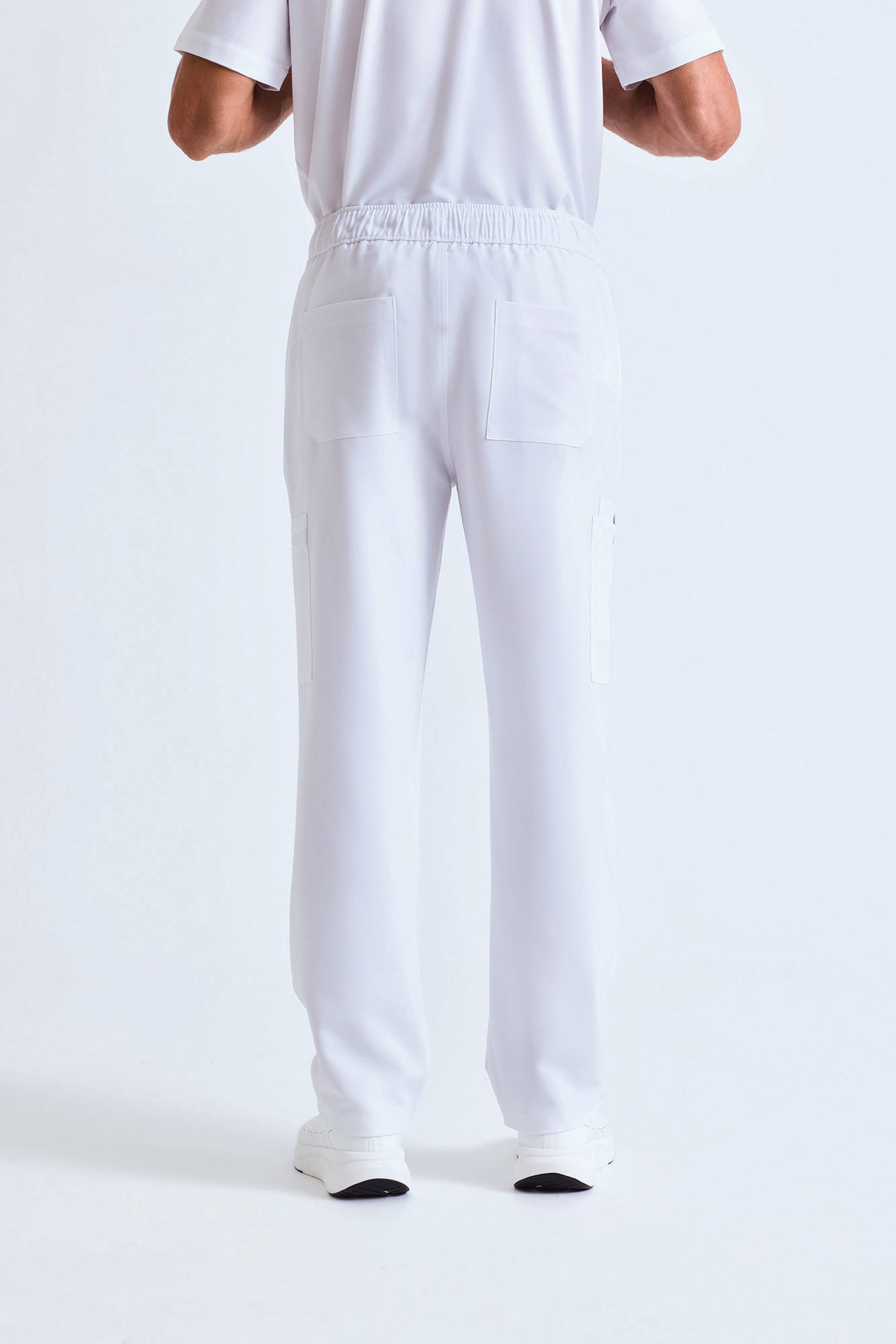 Pantalones cargo elásticos para hombre en mezcla de poliéster reciclado | NN500