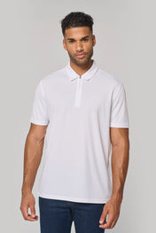 Men's 1/4 Zip Sports Polo Shirt | PA492