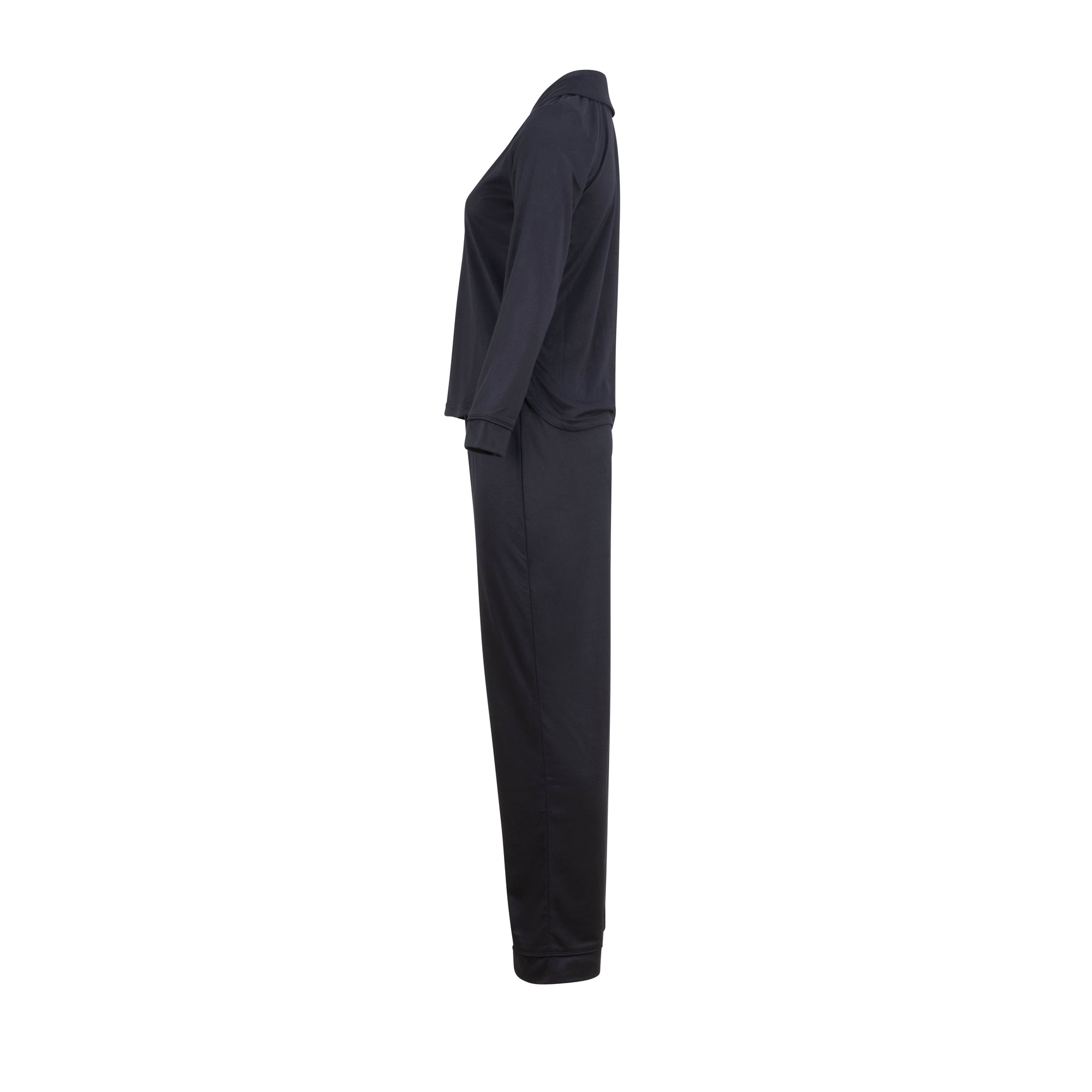 Damespyjamaset met lange mouwen van gerecycled polyester | TC056