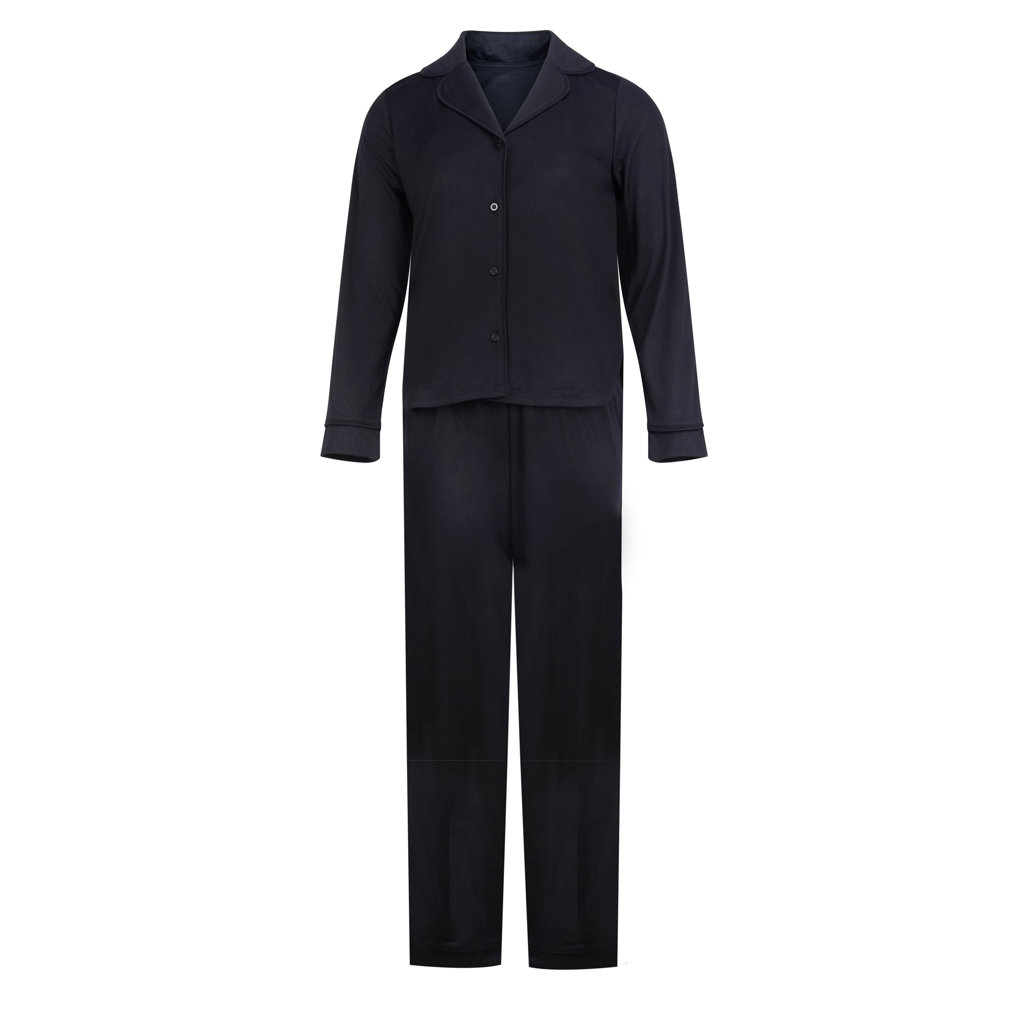 Damespyjamaset met lange mouwen van gerecycled polyester | TC056
