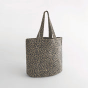 Westford Mill W335 - Leopard Print Canvas Tote Bag