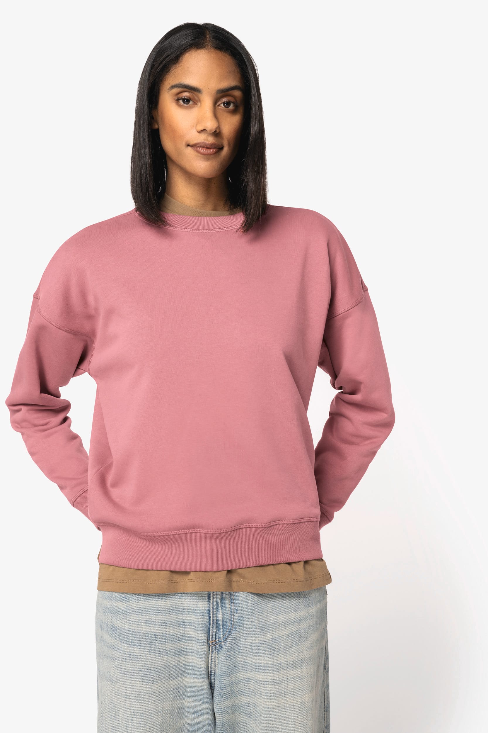 Ladies' Oversized Dropped Shoulder Sweatshirt | NS439