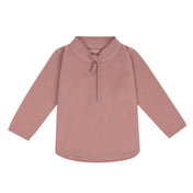 Microfleecejack voor kinderen van gerecycled polyester met 1/4-ritssluiting | LW031