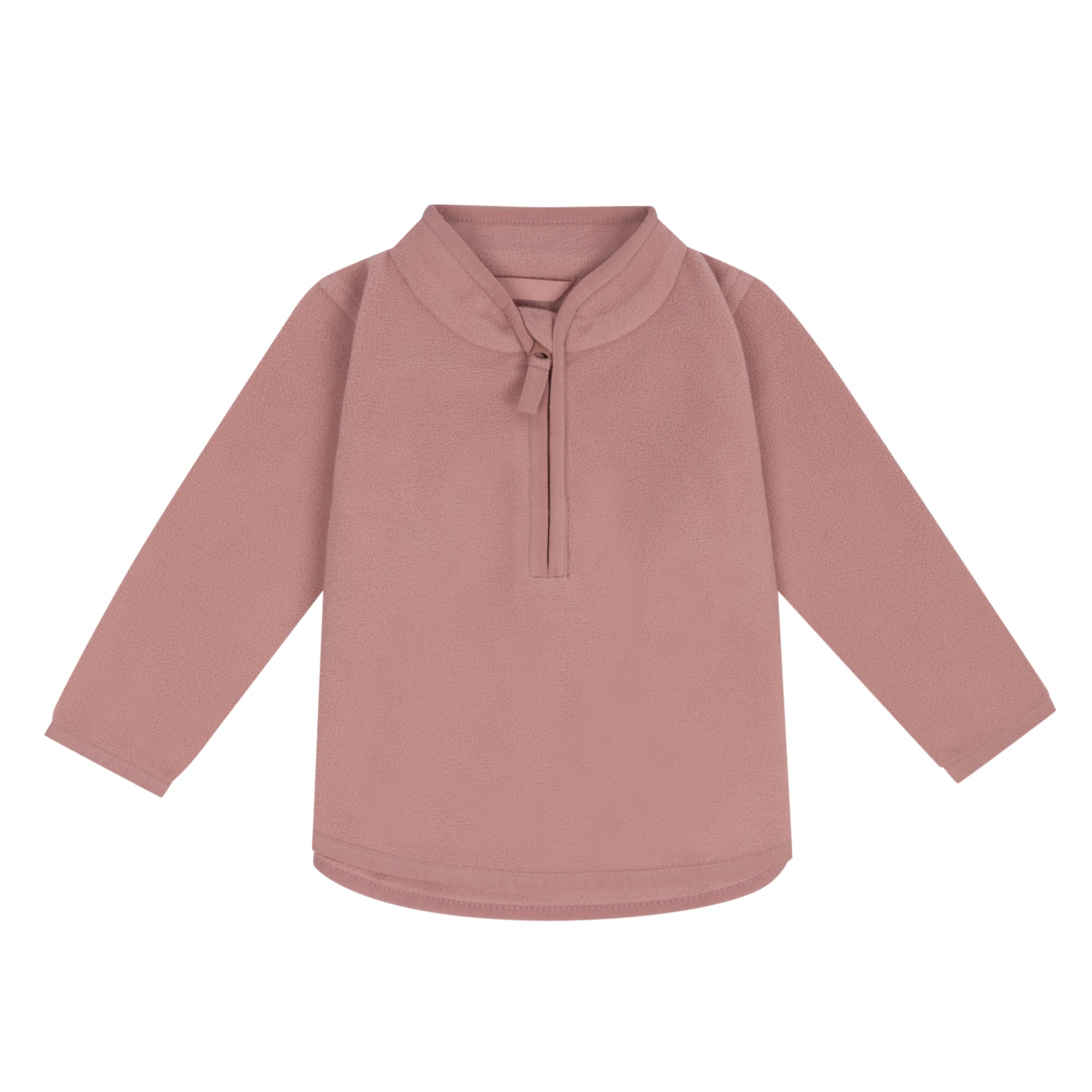 Microfleecejack voor kinderen van gerecycled polyester met 1/4-ritssluiting | LW031