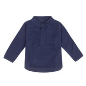 Microfleecejack voor kinderen van gerecycled polyester met 1/4-ritssluiting | LW031