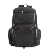 Mochila deportiva con compartimento para calzado y objetos de poliéster reciclado | KI0176