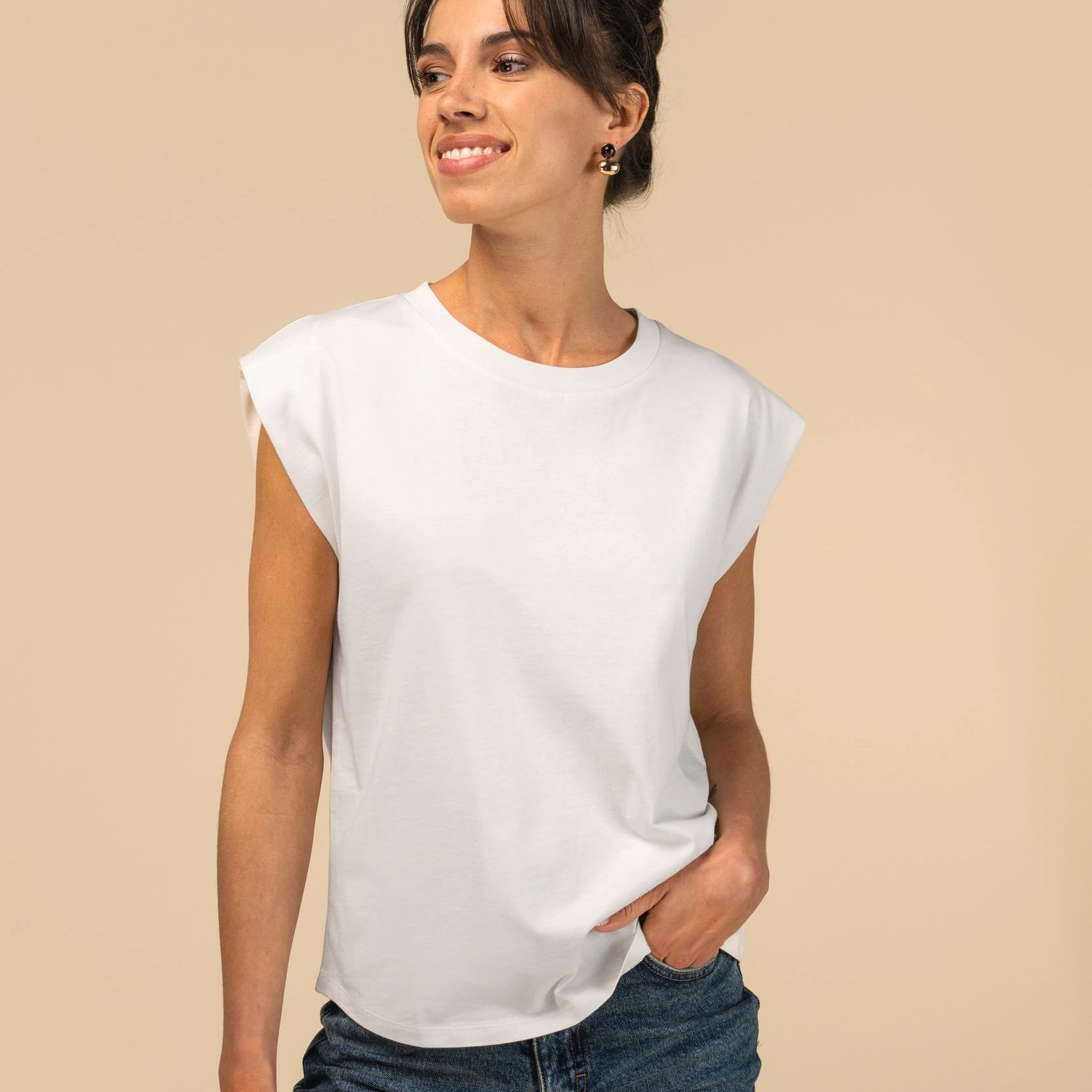Women's Sleeveless Organic T-Shirt SP306