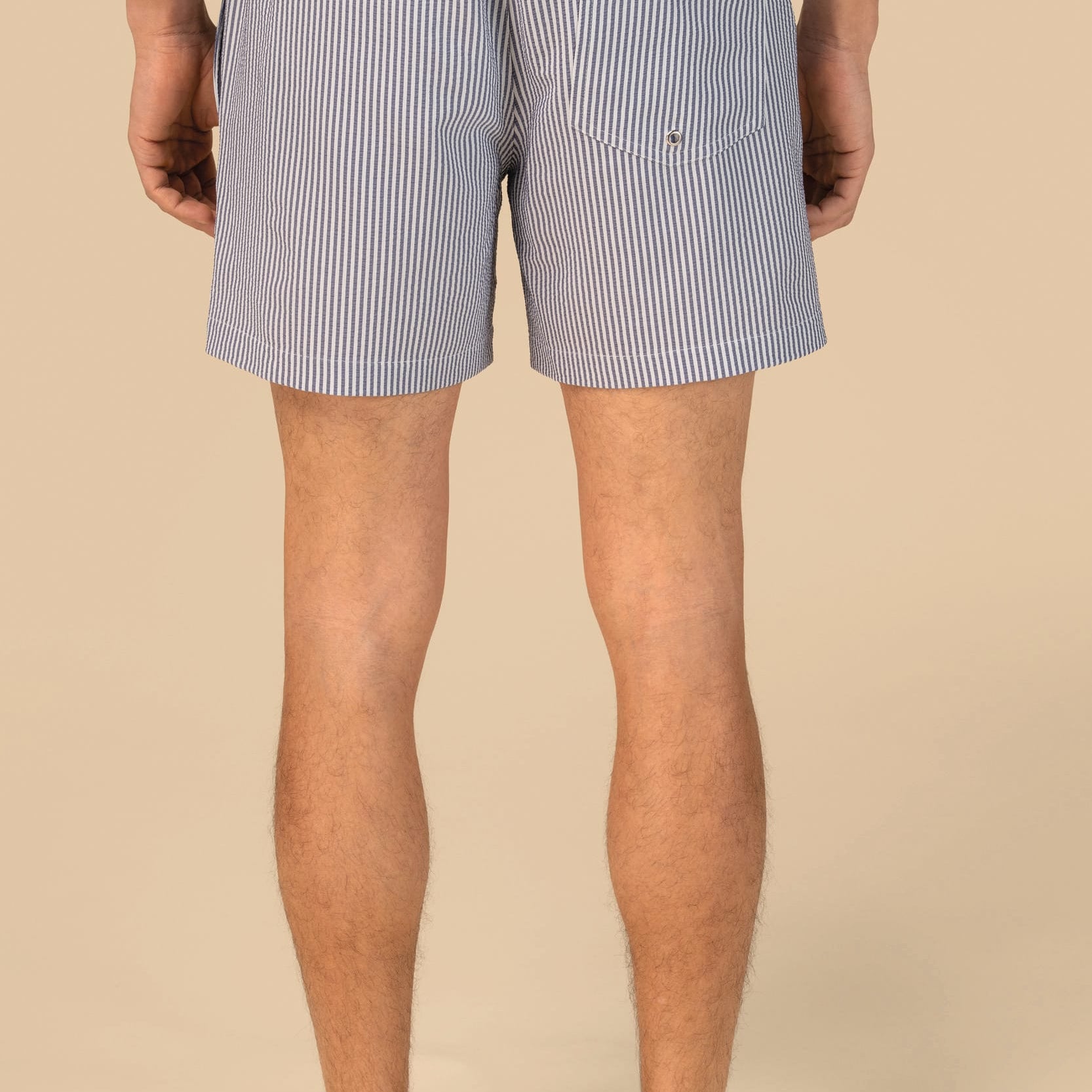 Men's Recycled Striped Swim Shorts SP706