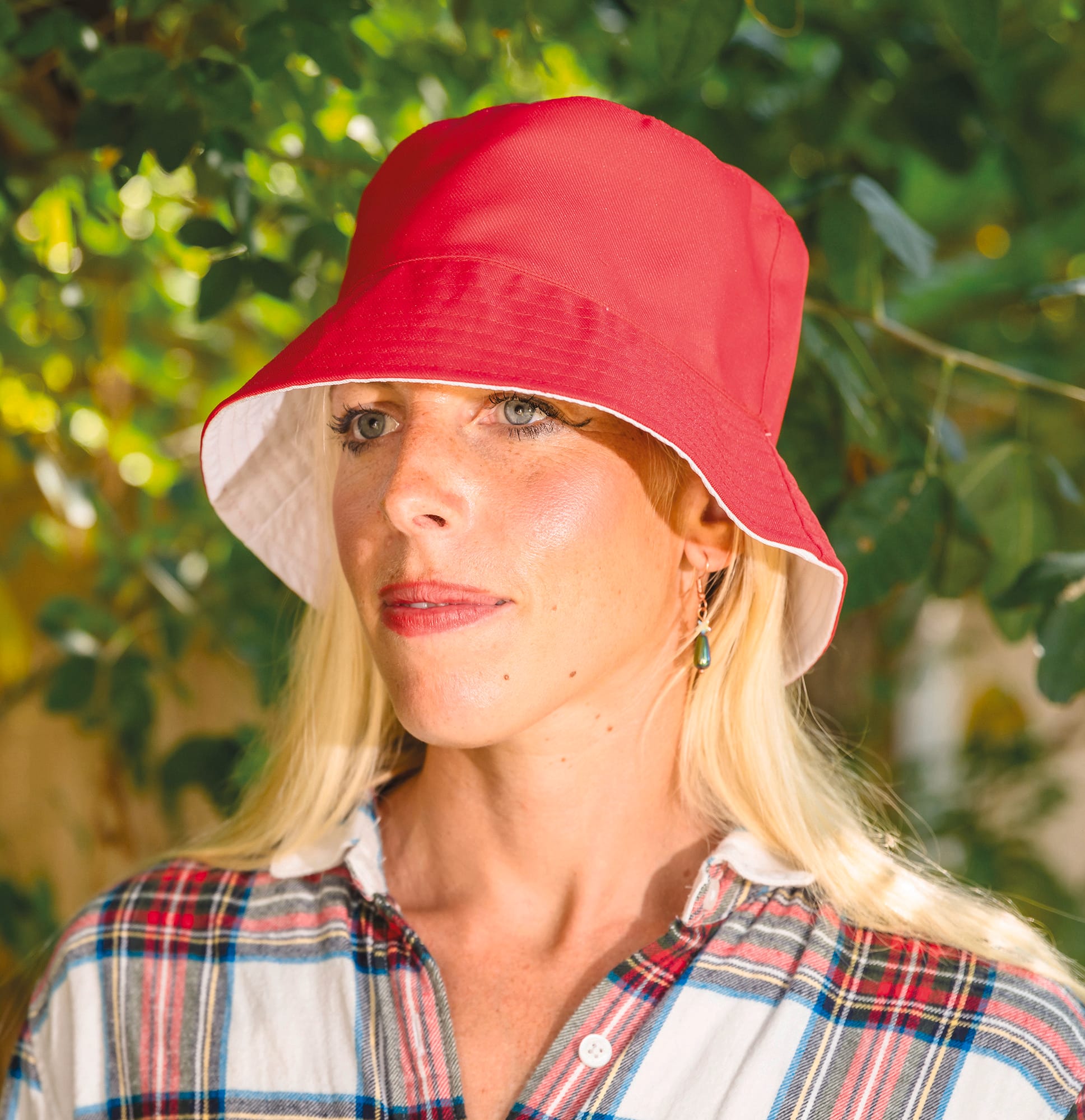 Cappello da pescatore reversibile in twill di poliestere riciclato | RC985X