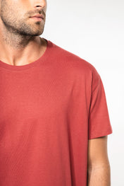 T-shirt da uomo con vestibilità dritta e girocollo in cotone biologico | K3032ORG