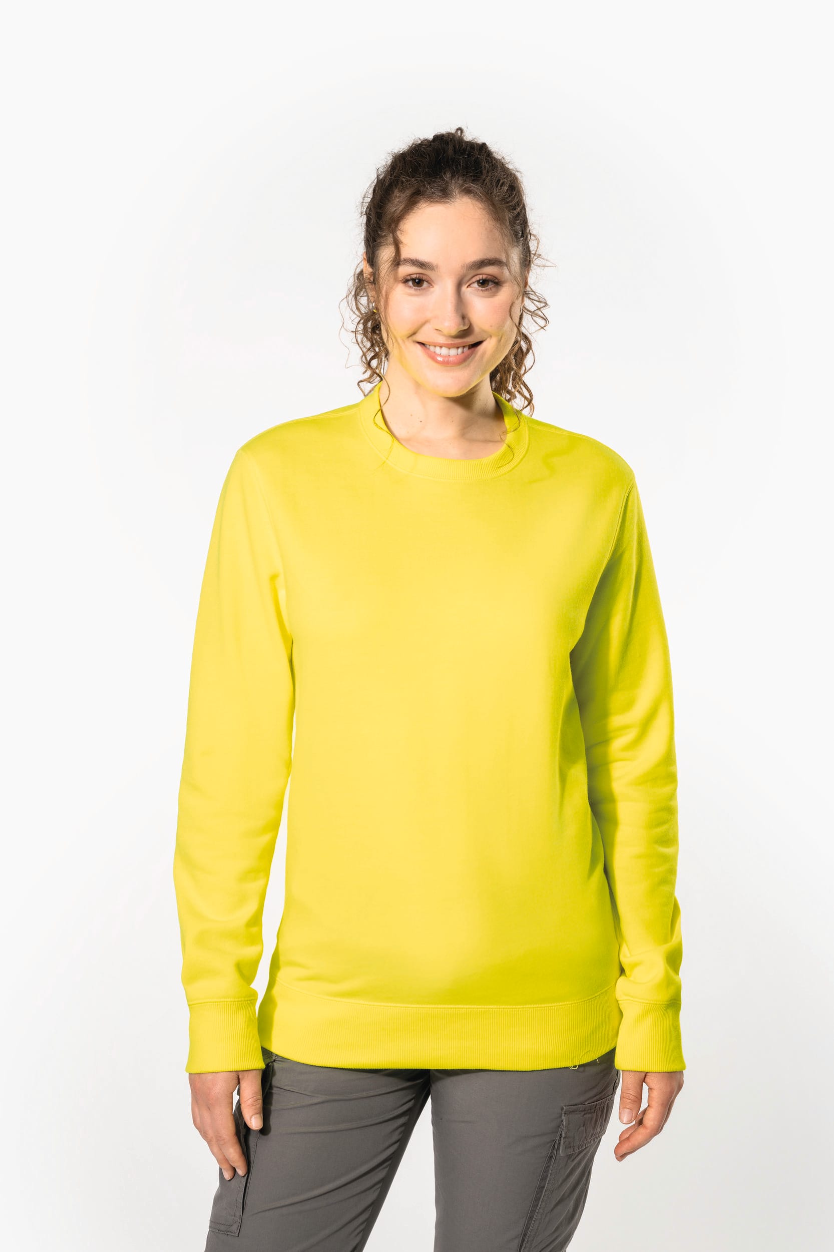Sweatshirt unisexe à col rond recyclé – 280 g/m² | K4040