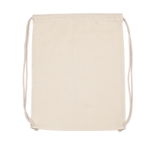 Organic Cotton Backpack With Drawstring Carry Handles - KI0139