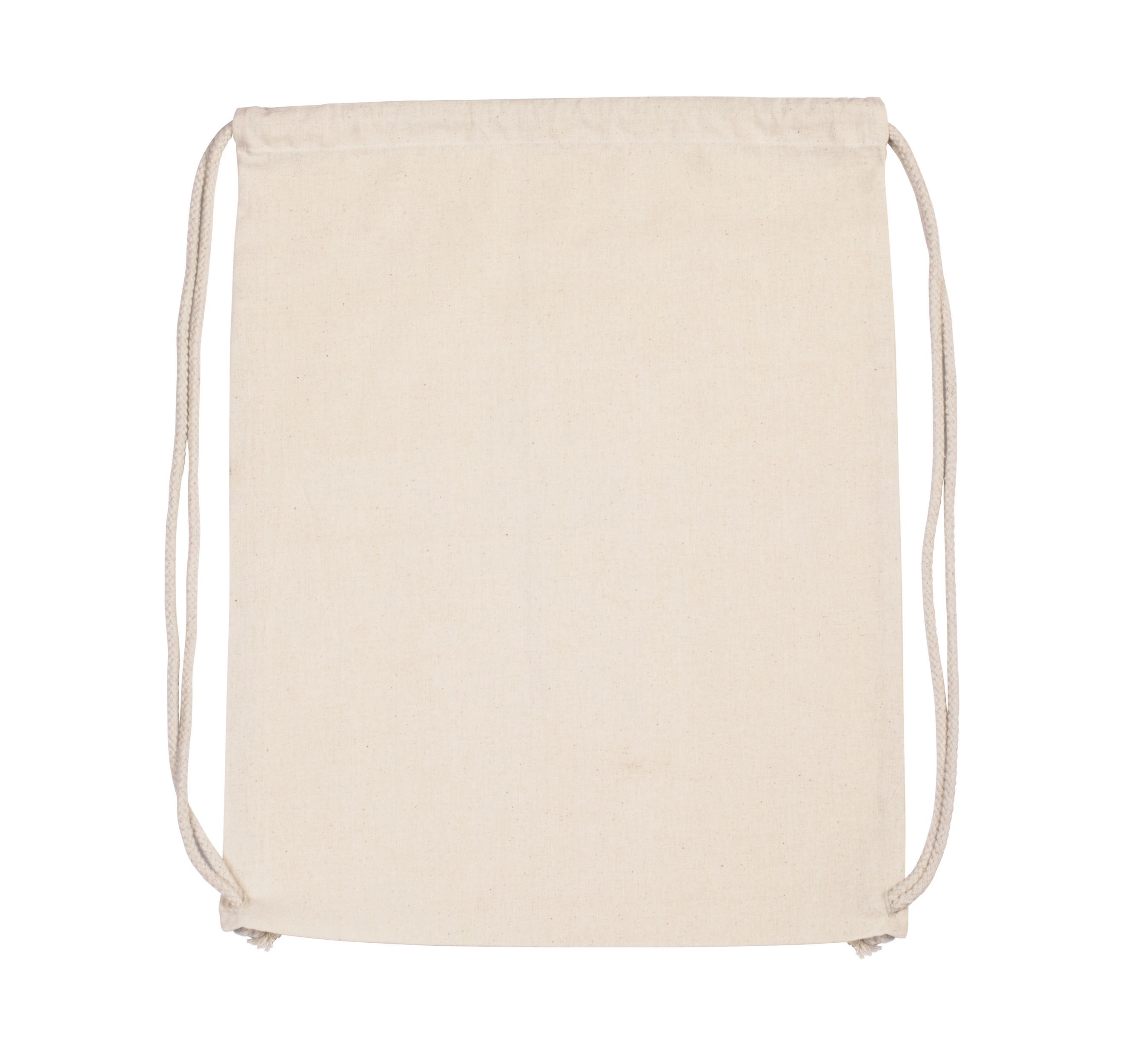 Organic Cotton Backpack With Drawstring Carry Handles - KI0139