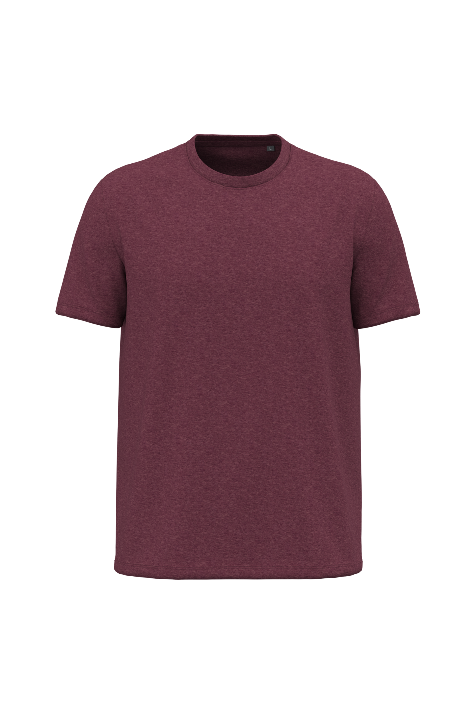 T-shirt da uomo con vestibilità dritta e girocollo in cotone biologico | K3032ORG