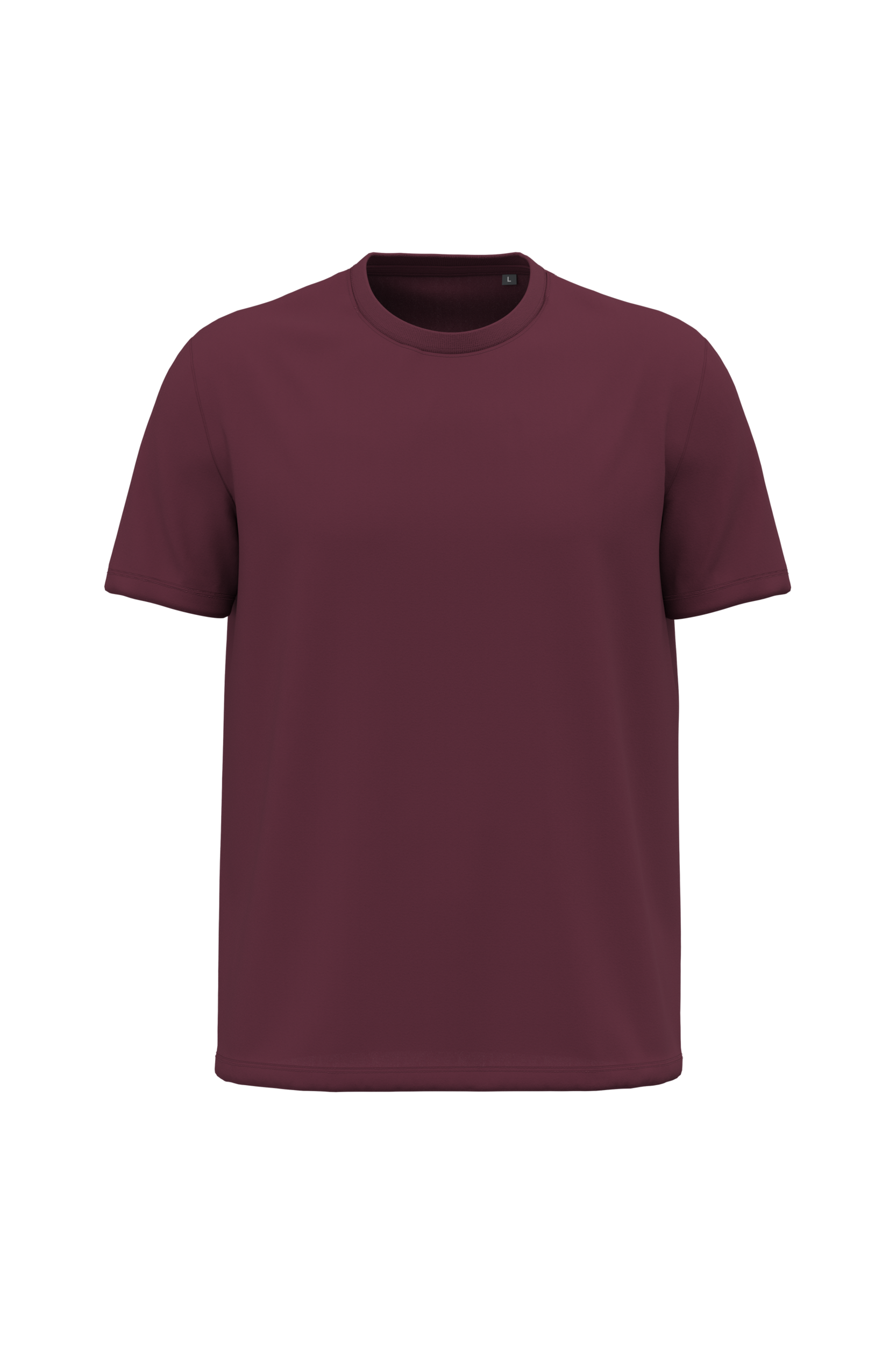 T-shirt da uomo con vestibilità dritta e girocollo in cotone biologico | K3032ORG