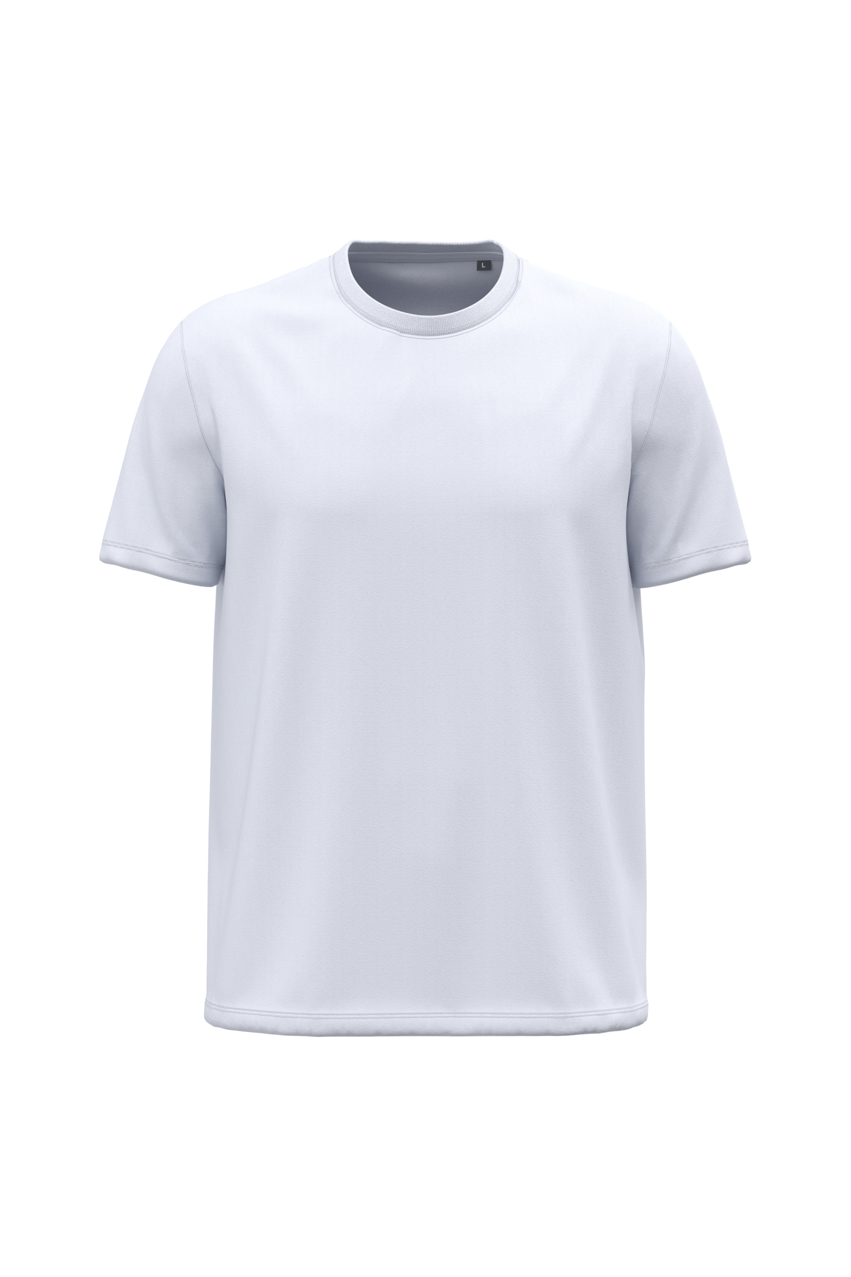 T-shirt da uomo con vestibilità dritta e girocollo in cotone biologico | K3032ORG