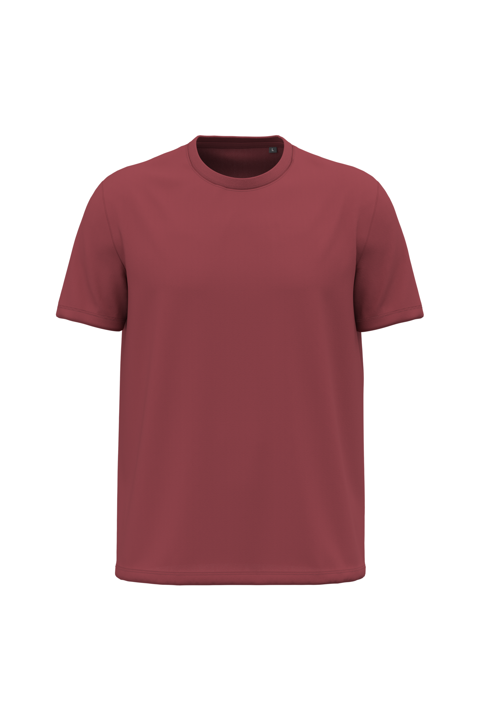 T-shirt da uomo con vestibilità dritta e girocollo in cotone biologico | K3032ORG