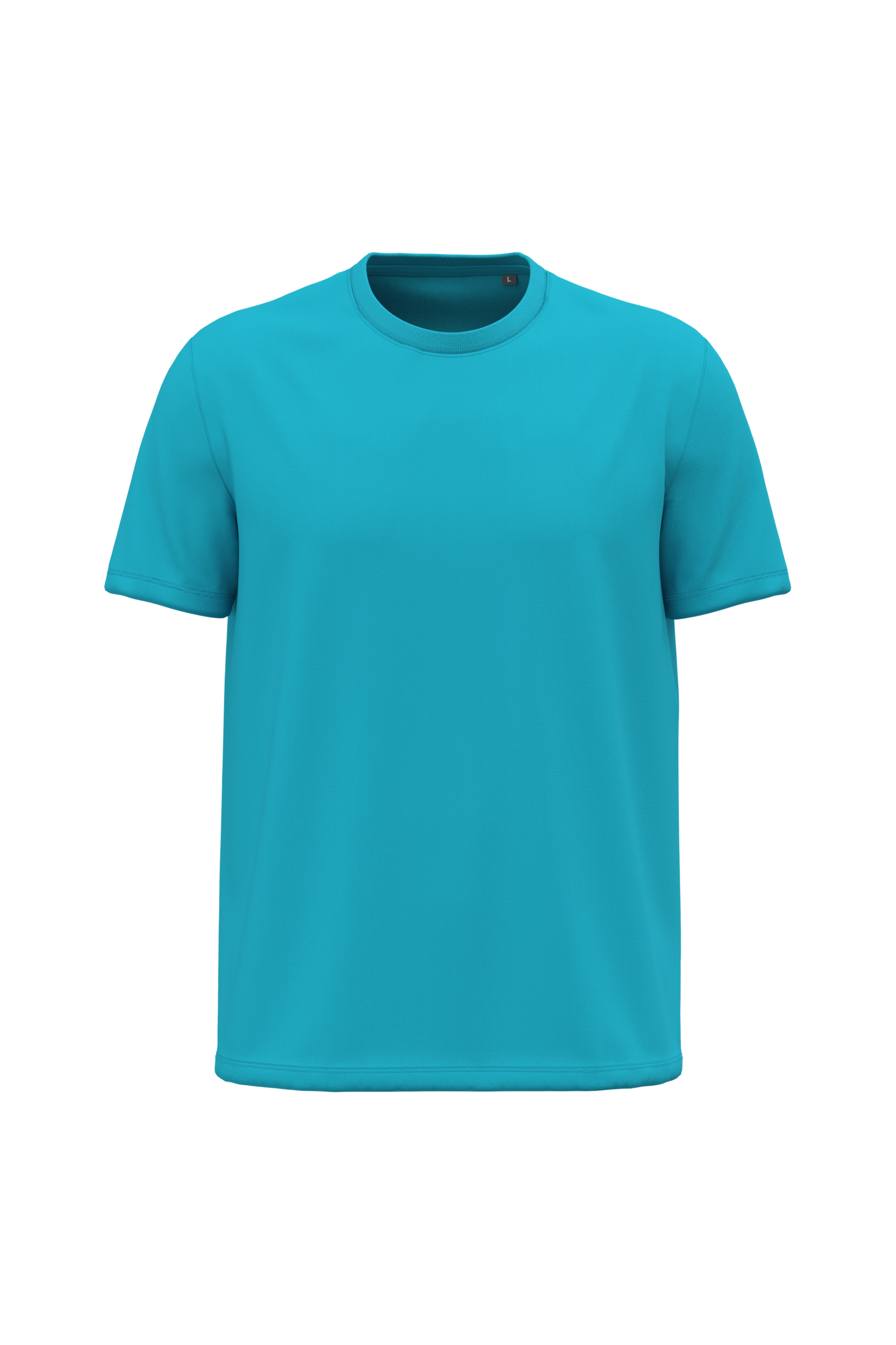 T-shirt da uomo con vestibilità dritta e girocollo in cotone biologico | K3032ORG