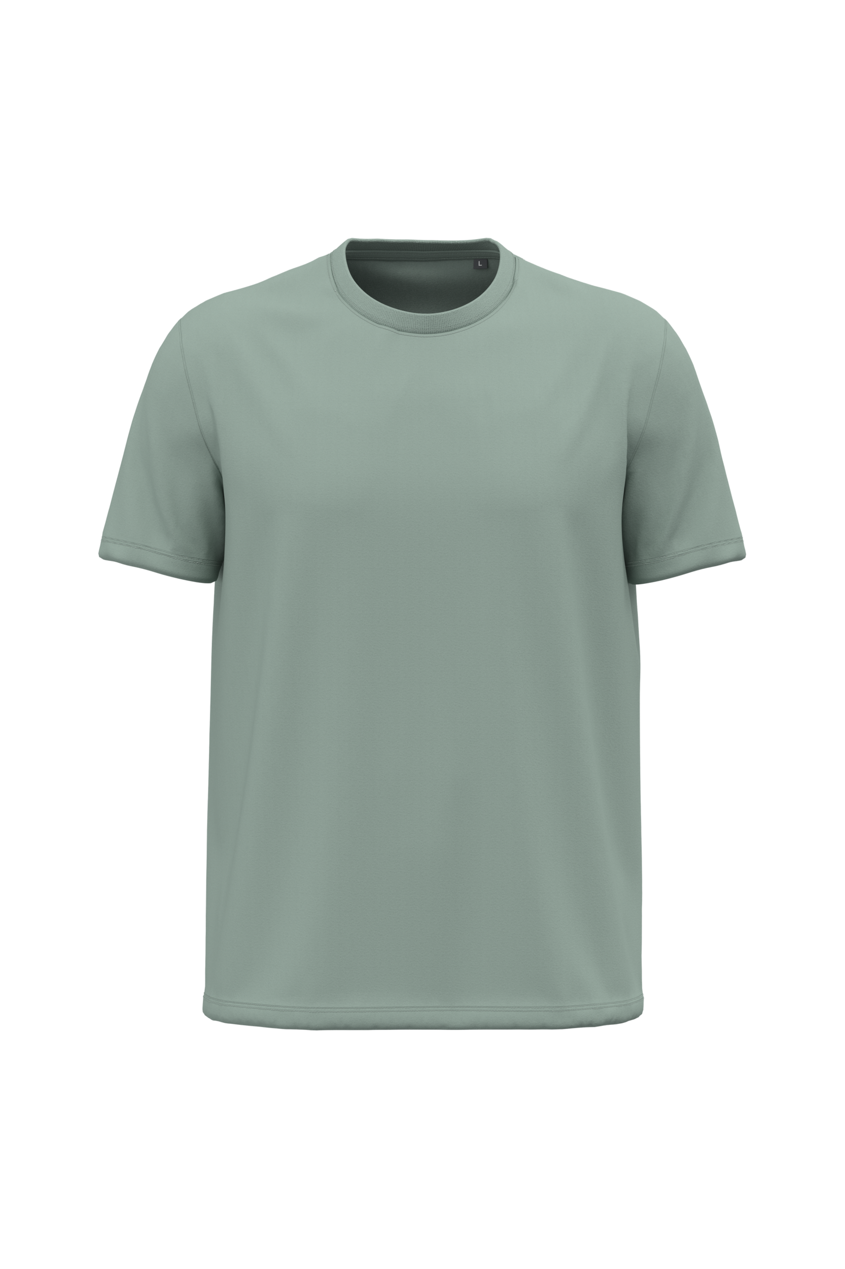 T-shirt da uomo con vestibilità dritta e girocollo in cotone biologico | K3032ORG