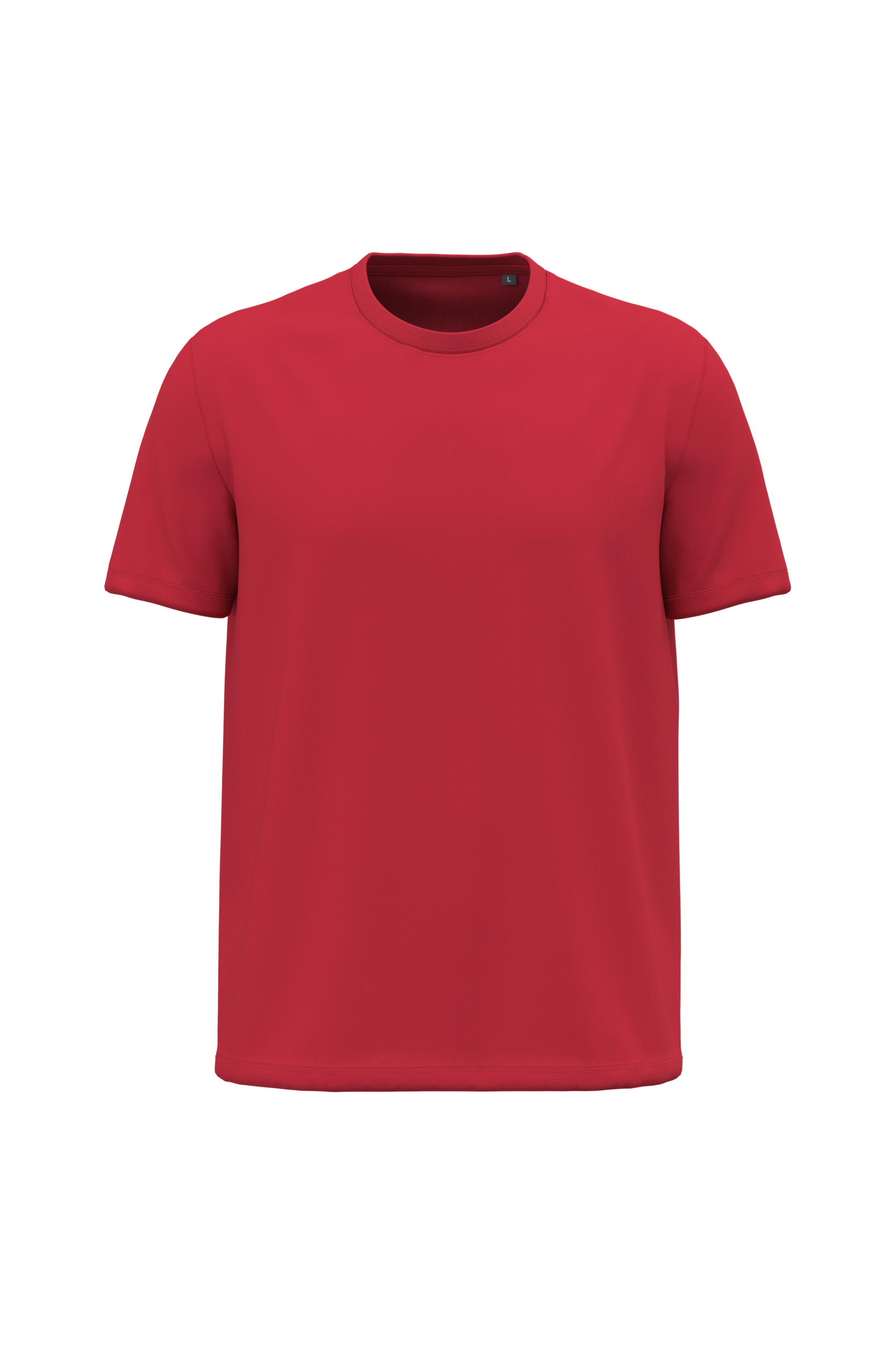 T-shirt da uomo con vestibilità dritta e girocollo in cotone biologico | K3032ORG