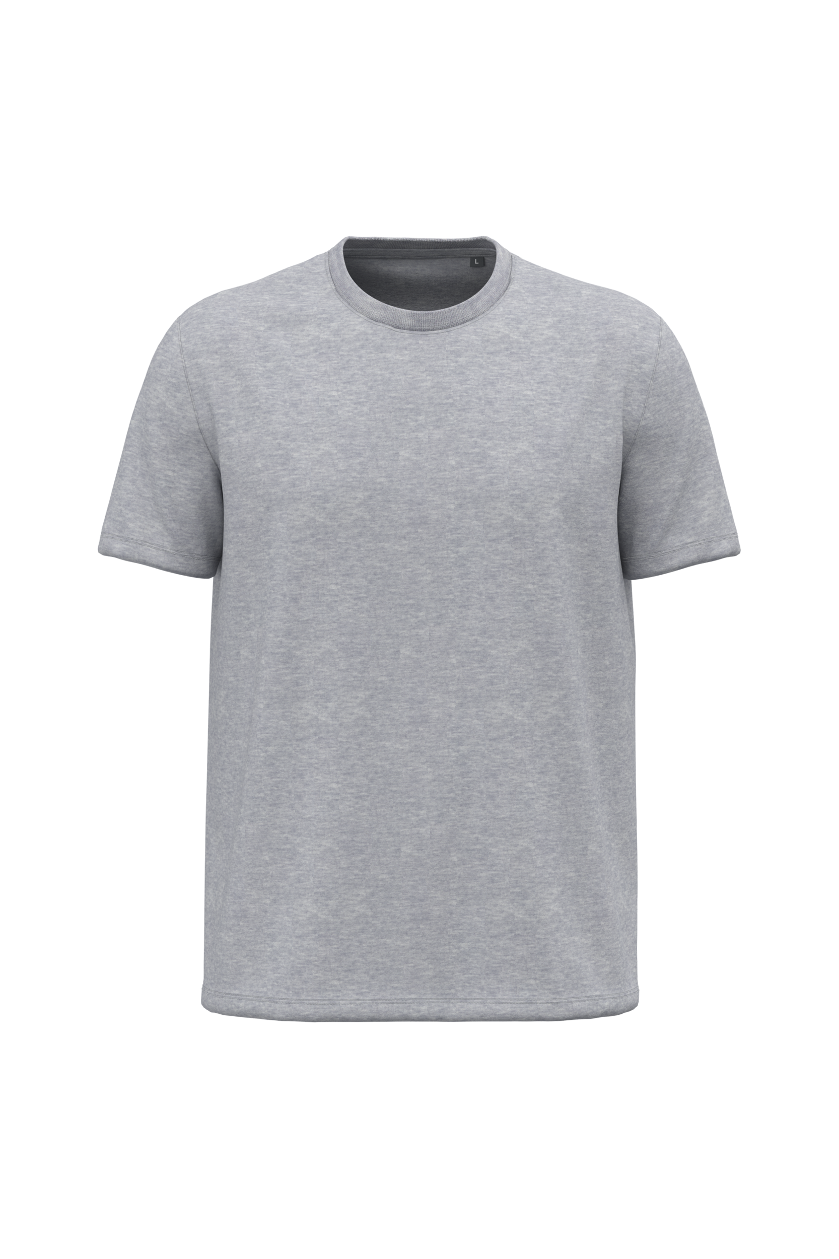 T-shirt da uomo con vestibilità dritta e girocollo in cotone biologico | K3032ORG