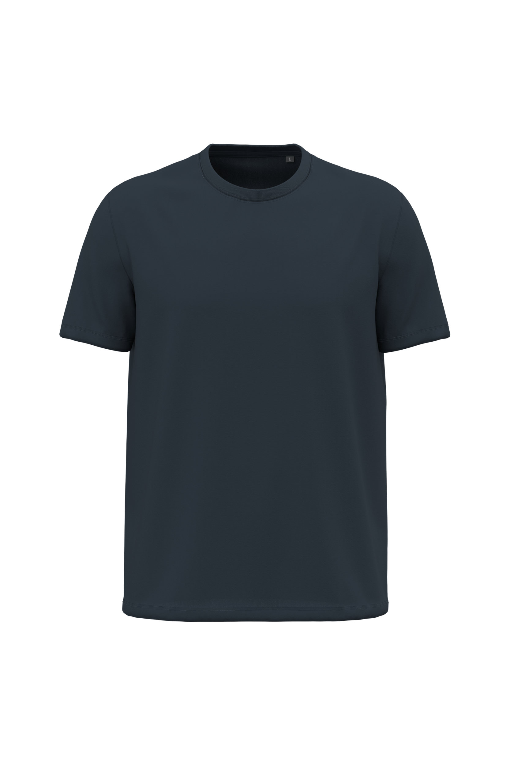 T-shirt da uomo con vestibilità dritta e girocollo in cotone biologico | K3032ORG