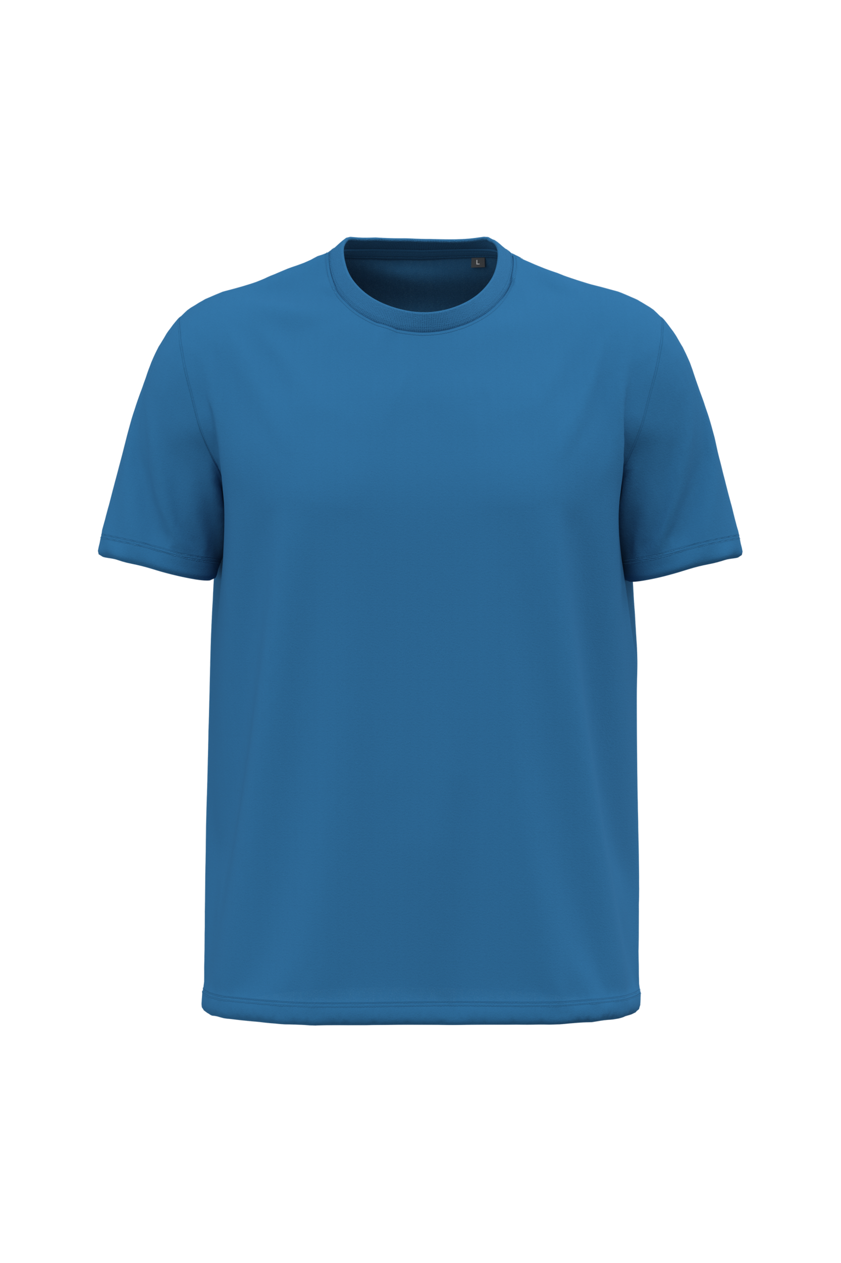 T-shirt da uomo con vestibilità dritta e girocollo in cotone biologico | K3032ORG