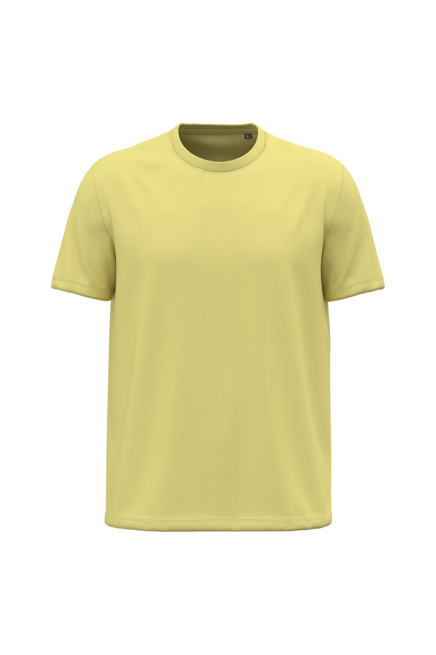 T-shirt da uomo con vestibilità dritta e girocollo in cotone biologico | K3032ORG