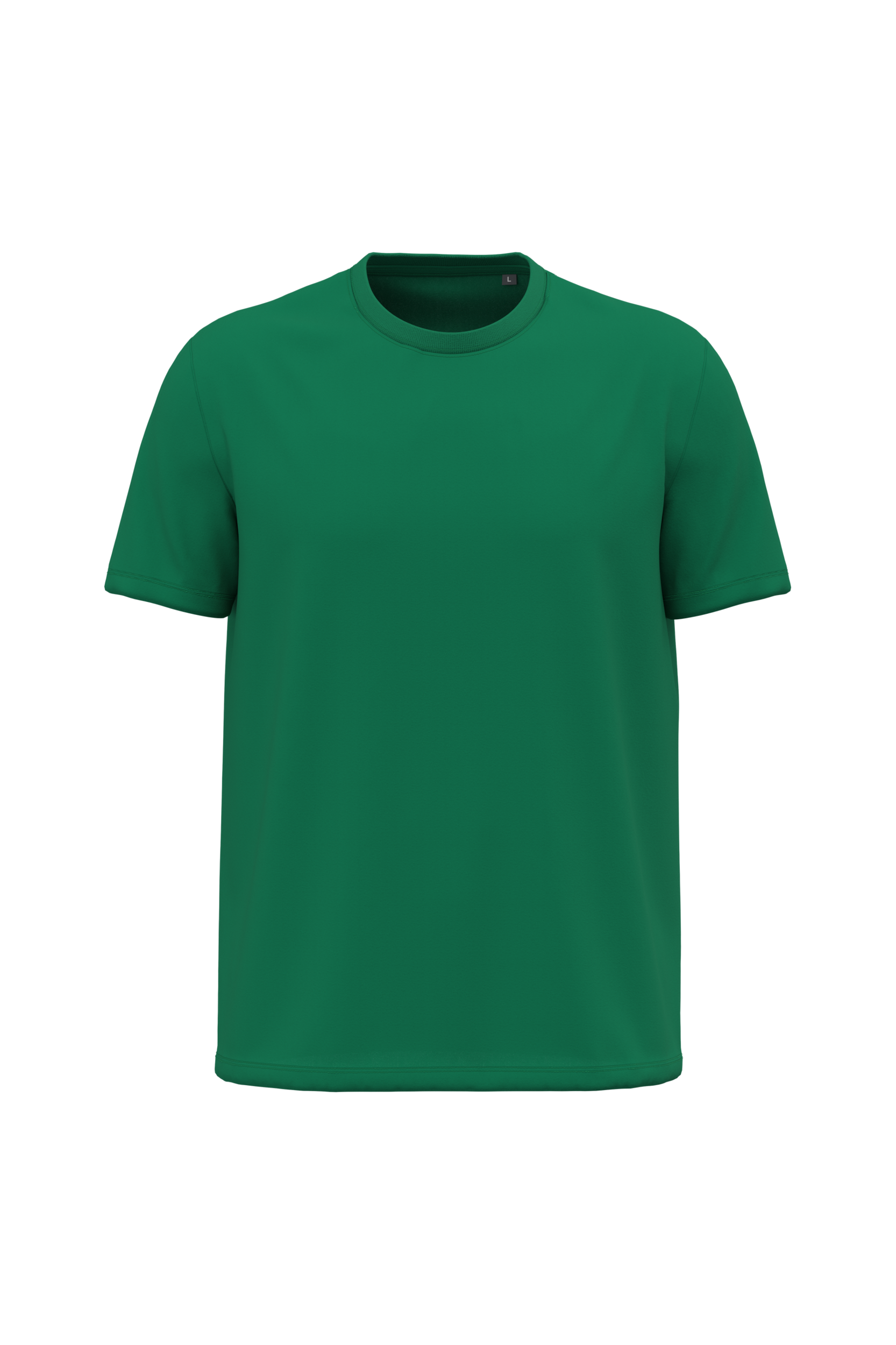 T-shirt da uomo con vestibilità dritta e girocollo in cotone biologico | K3032ORG