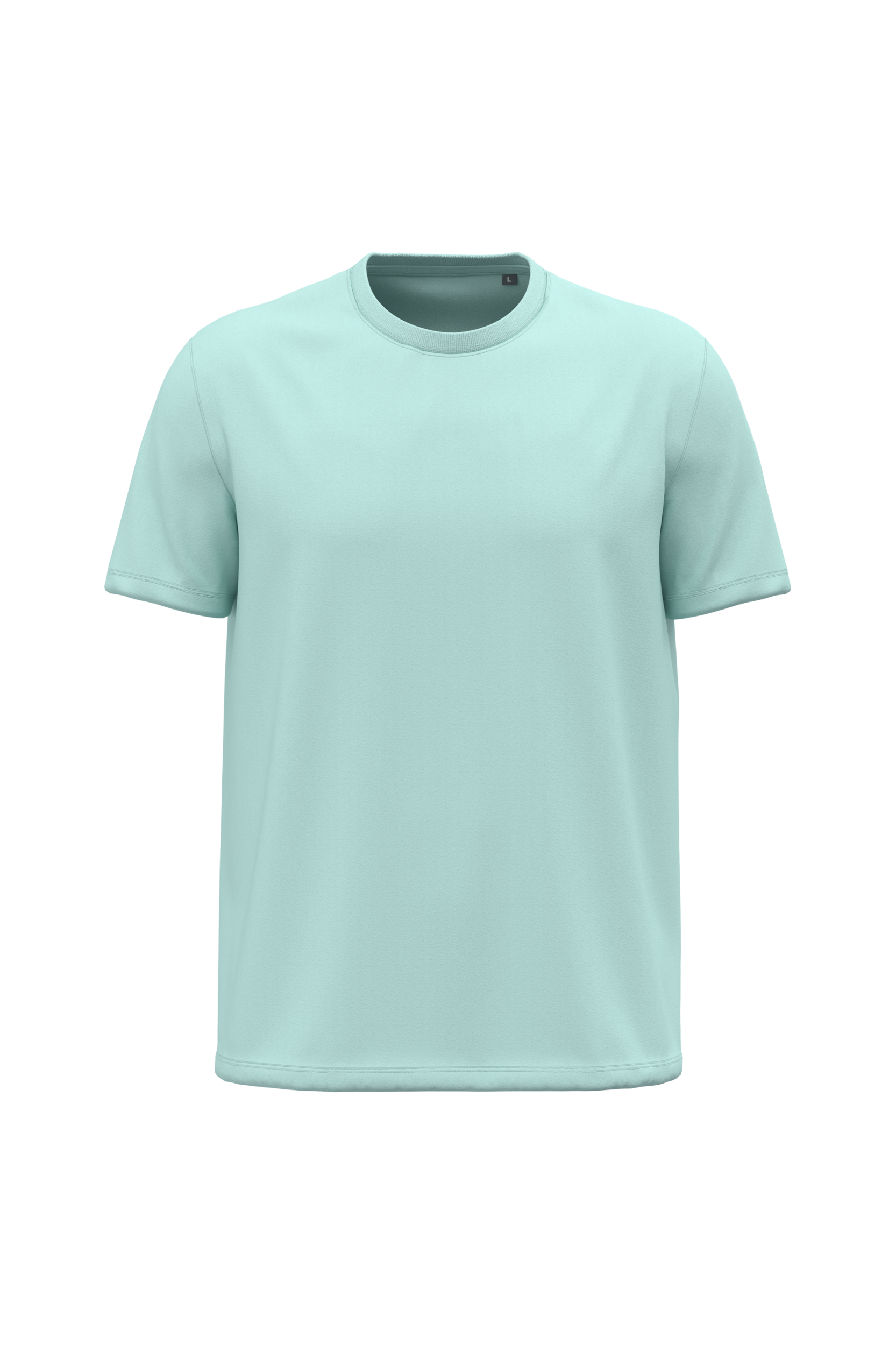 T-shirt da uomo con vestibilità dritta e girocollo in cotone biologico | K3032ORG