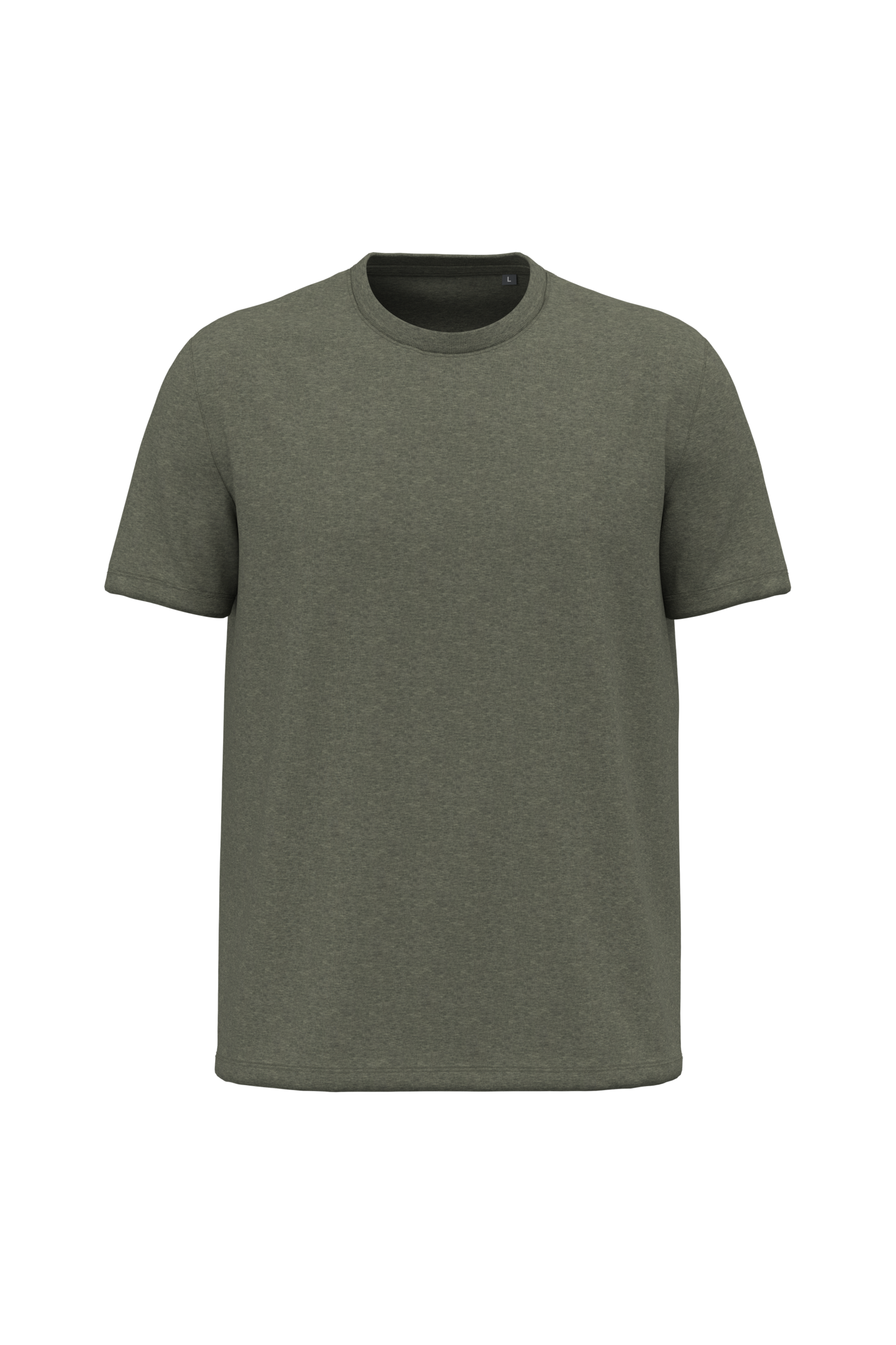 T-shirt da uomo con vestibilità dritta e girocollo in cotone biologico | K3032ORG