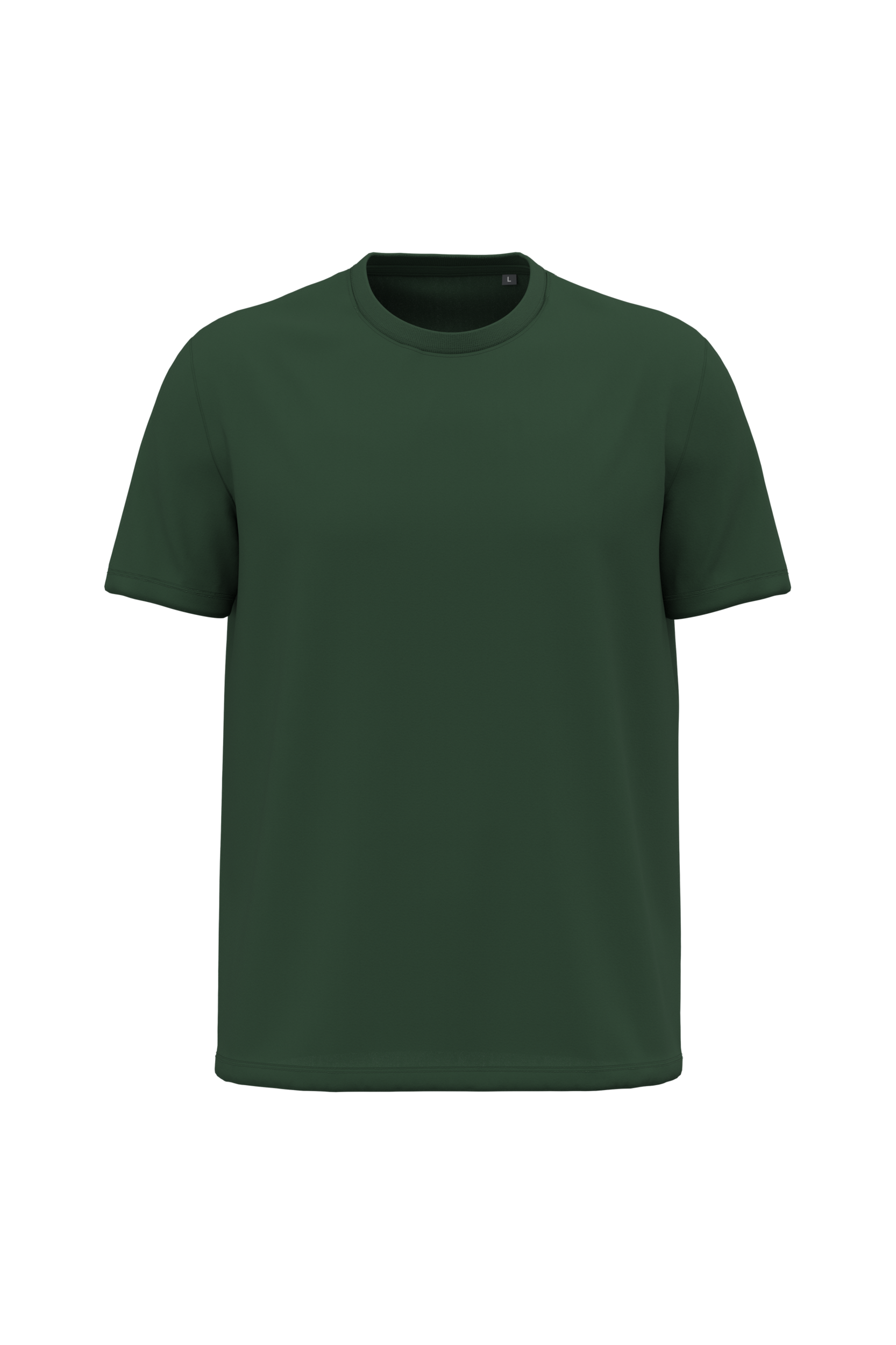 T-shirt da uomo con vestibilità dritta e girocollo in cotone biologico | K3032ORG