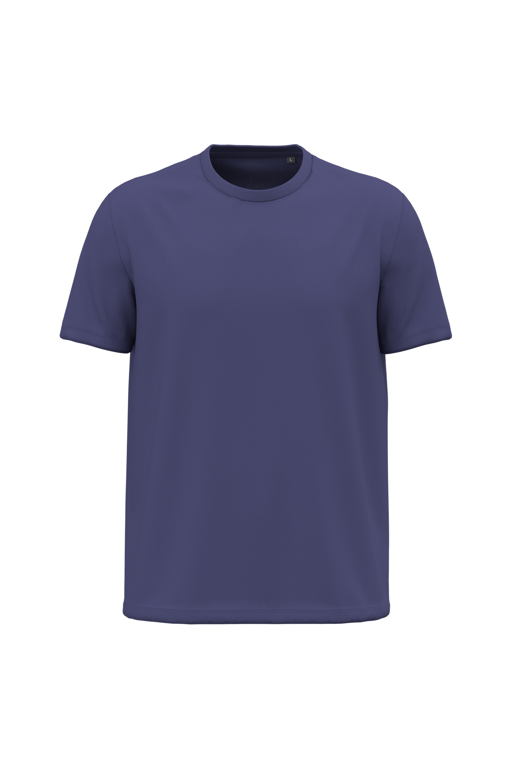 T-shirt da uomo con vestibilità dritta e girocollo in cotone biologico | K3032ORG