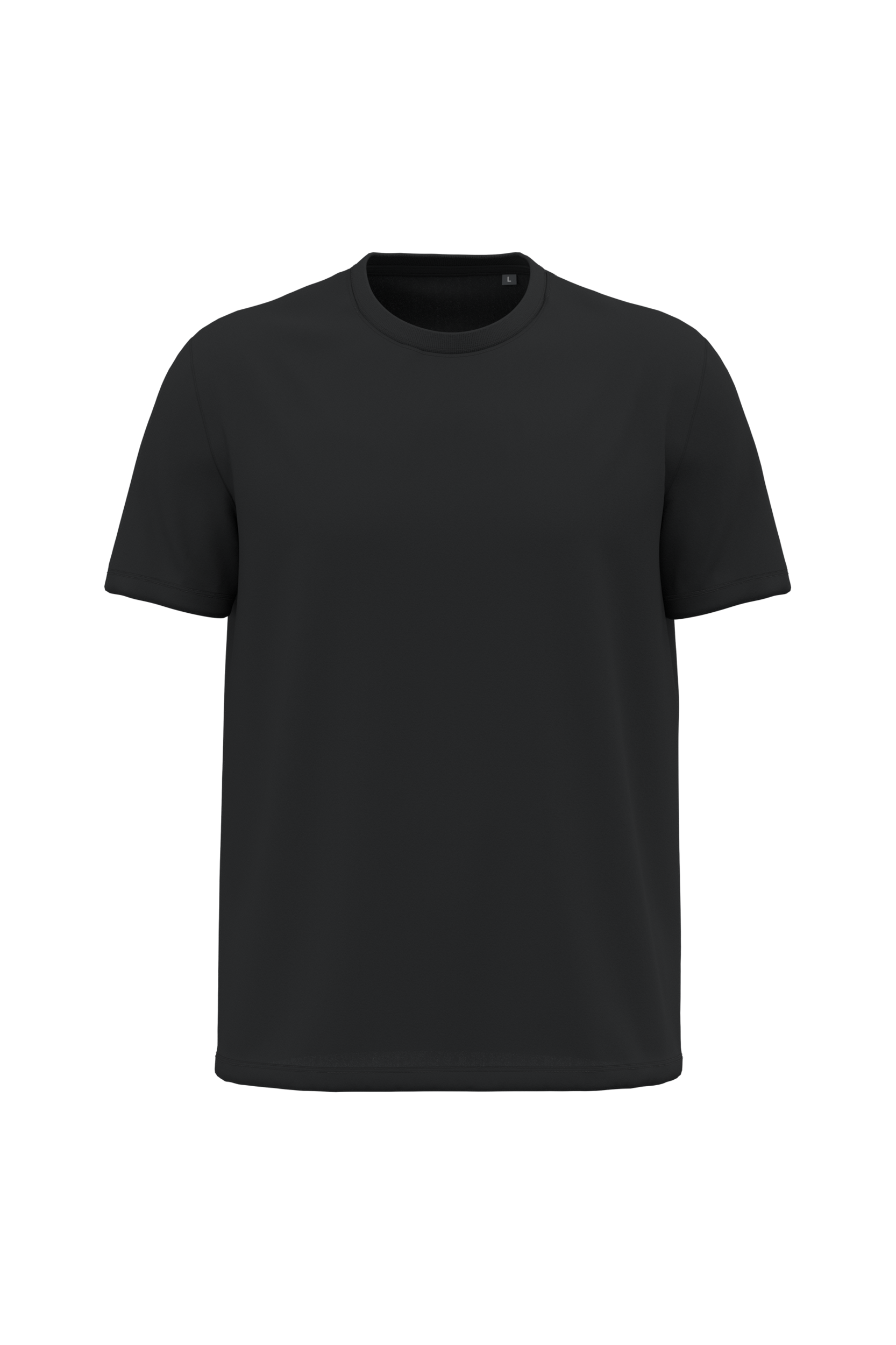 T-shirt da uomo con vestibilità dritta e girocollo in cotone biologico | K3032ORG