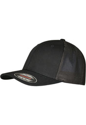 Casquette camionneur fermée à 6 panneaux avec filet en polyester recyclé | FL6511RM