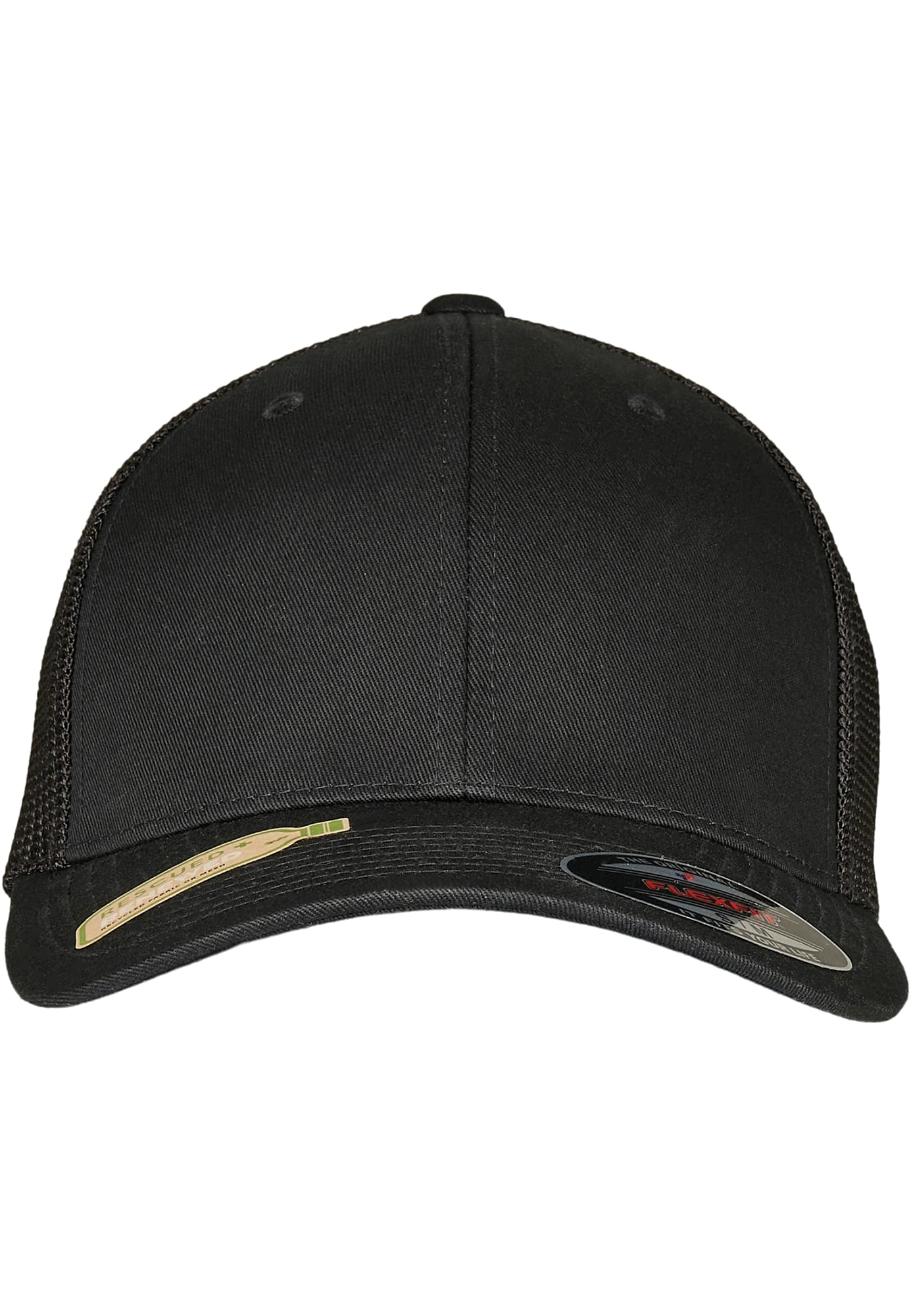 Casquette camionneur fermée à 6 panneaux avec filet en polyester recyclé | FL6511RM