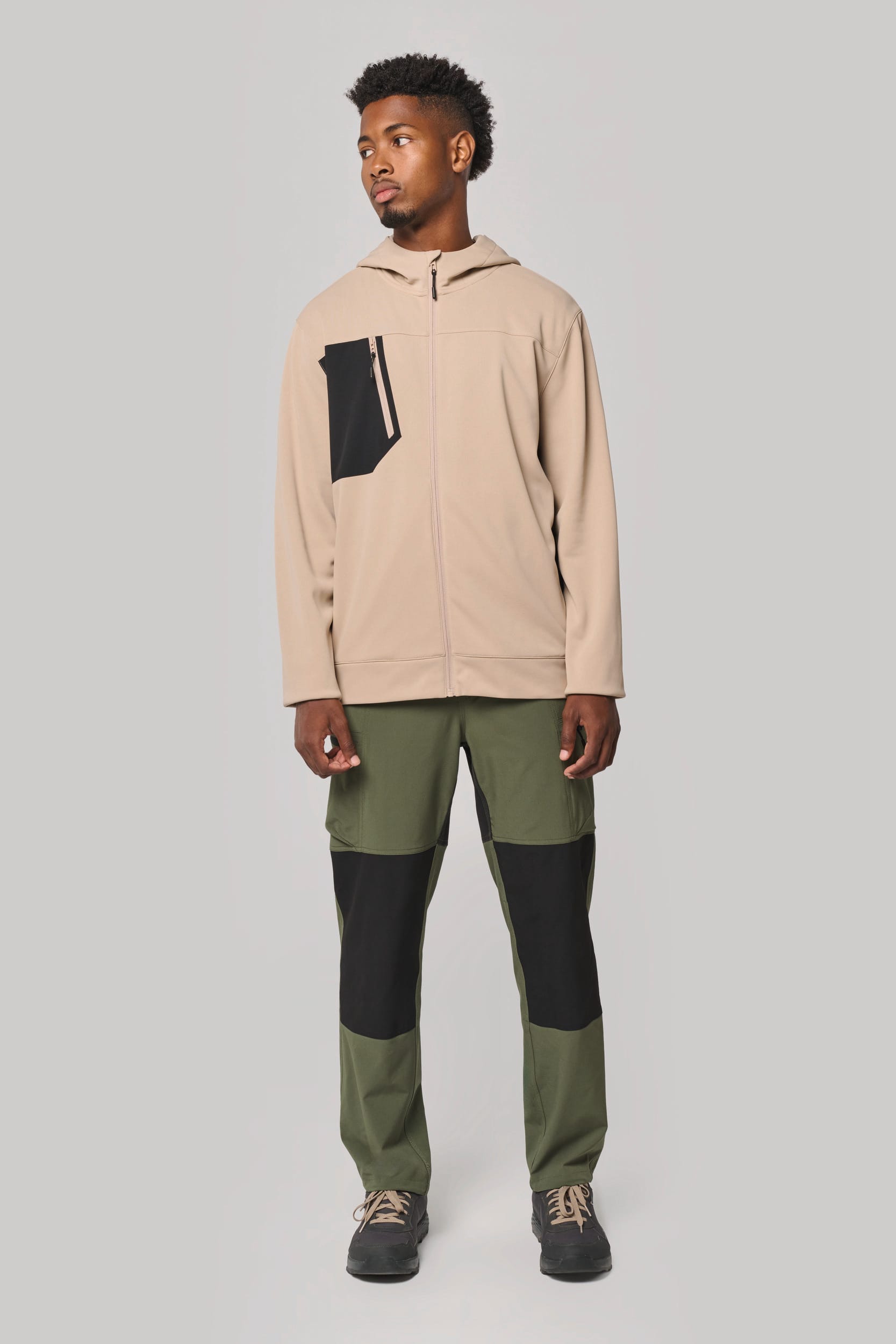 Pantalones unisex para actividades al aire libre en poliéster elástico reciclado | PA1049