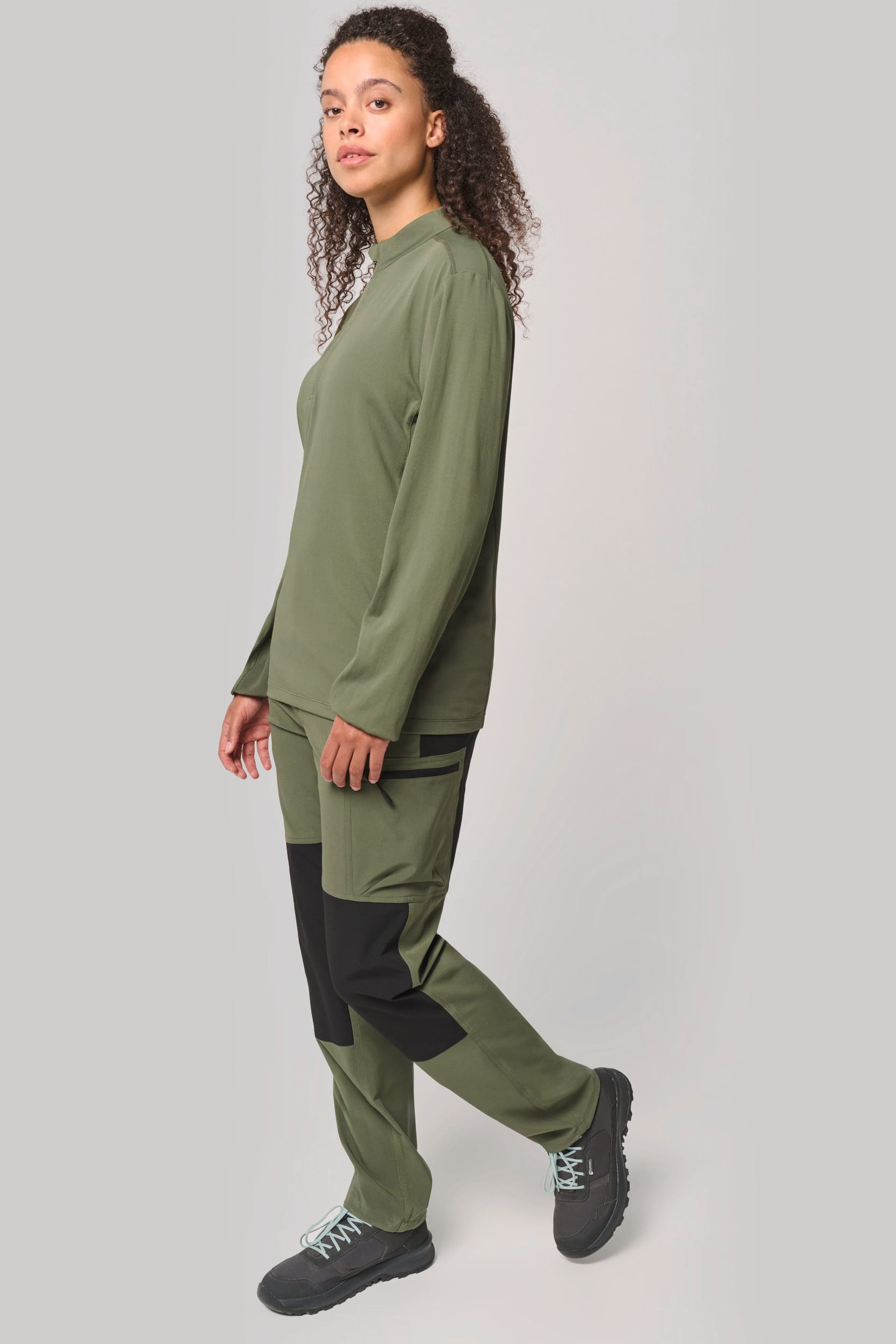 Pantalones unisex para actividades al aire libre en poliéster elástico reciclado | PA1049