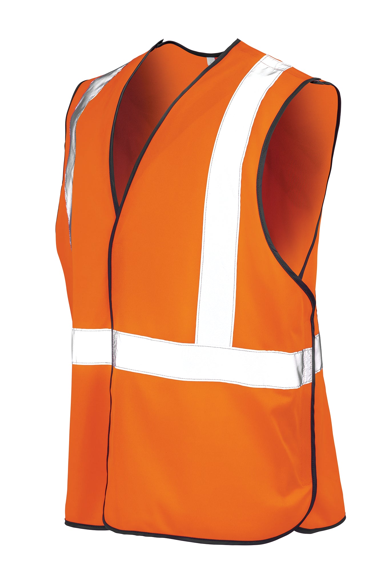 Gilet di sicurezza anti-impigliamento con chiusure a sgancio rapido in poliestere riciclato | R504X