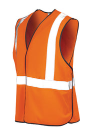 Gilet di sicurezza anti-impigliamento con chiusure a sgancio rapido in poliestere riciclato | R504X