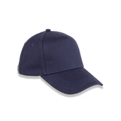 5-Panel Cap in Organic Cotton with Curved Peak | RC096X