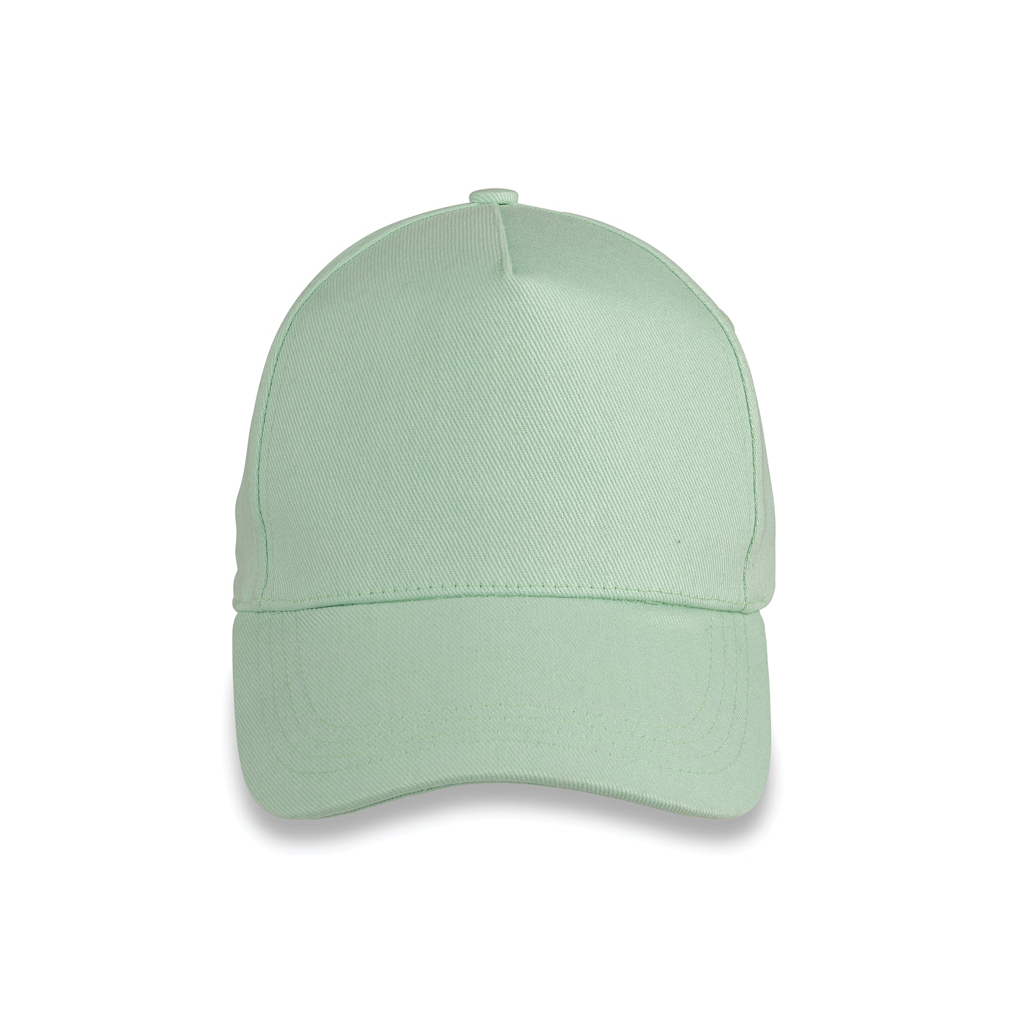 5-Panel Cap in Organic Cotton with Curved Peak | RC096X