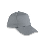 5-Panel Cap in Organic Cotton with Curved Peak | RC096X