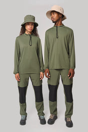 Pantalones unisex para actividades al aire libre en poliéster elástico reciclado | PA1049