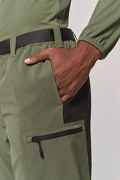 Pantalones unisex para actividades al aire libre en poliéster elástico reciclado | PA1049