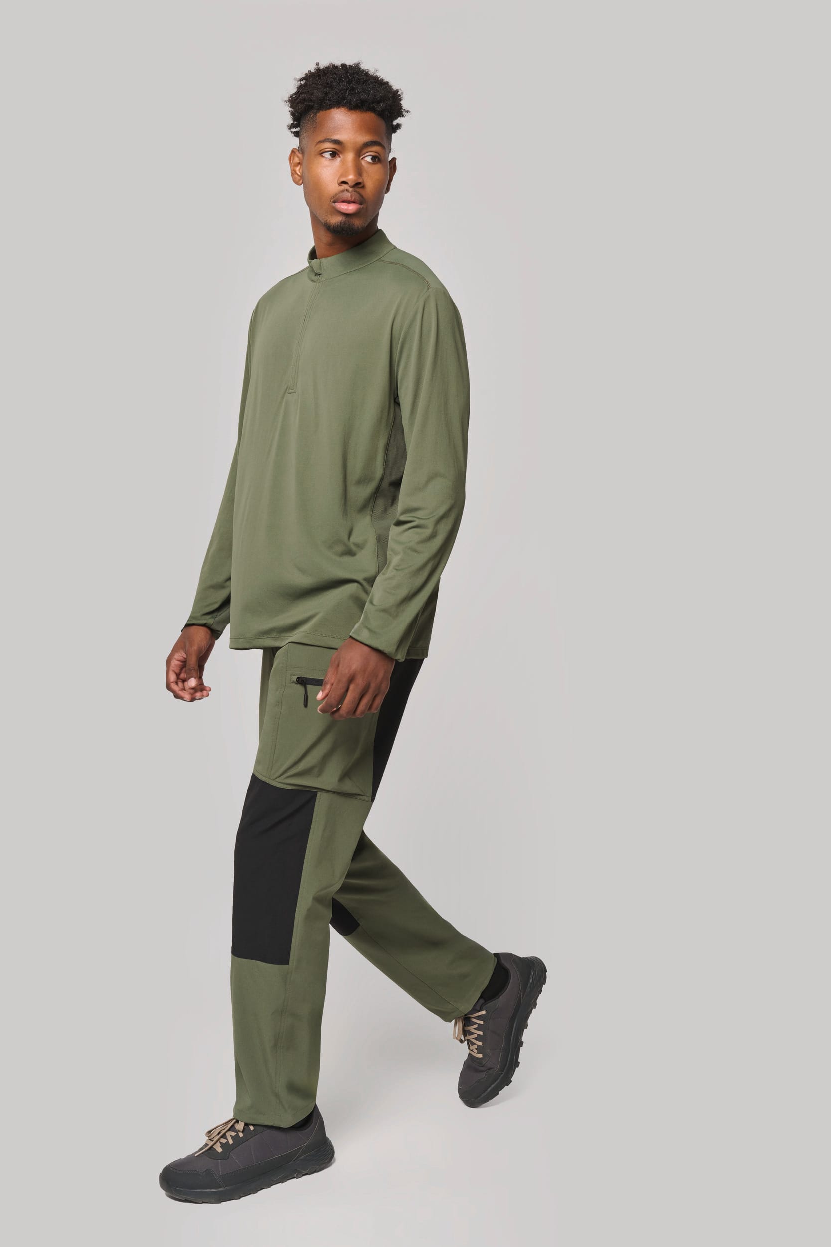 Pantalones unisex para actividades al aire libre en poliéster elástico reciclado | PA1049