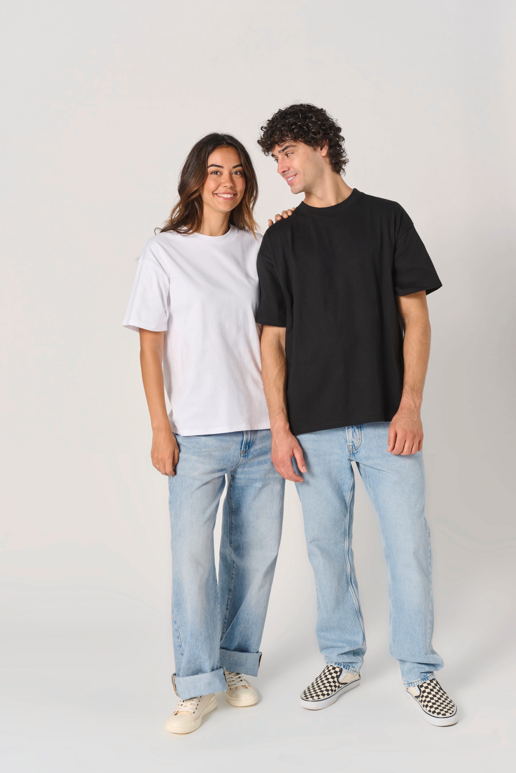 T-shirt unisex Oversized in misto cotone riciclato | IB330