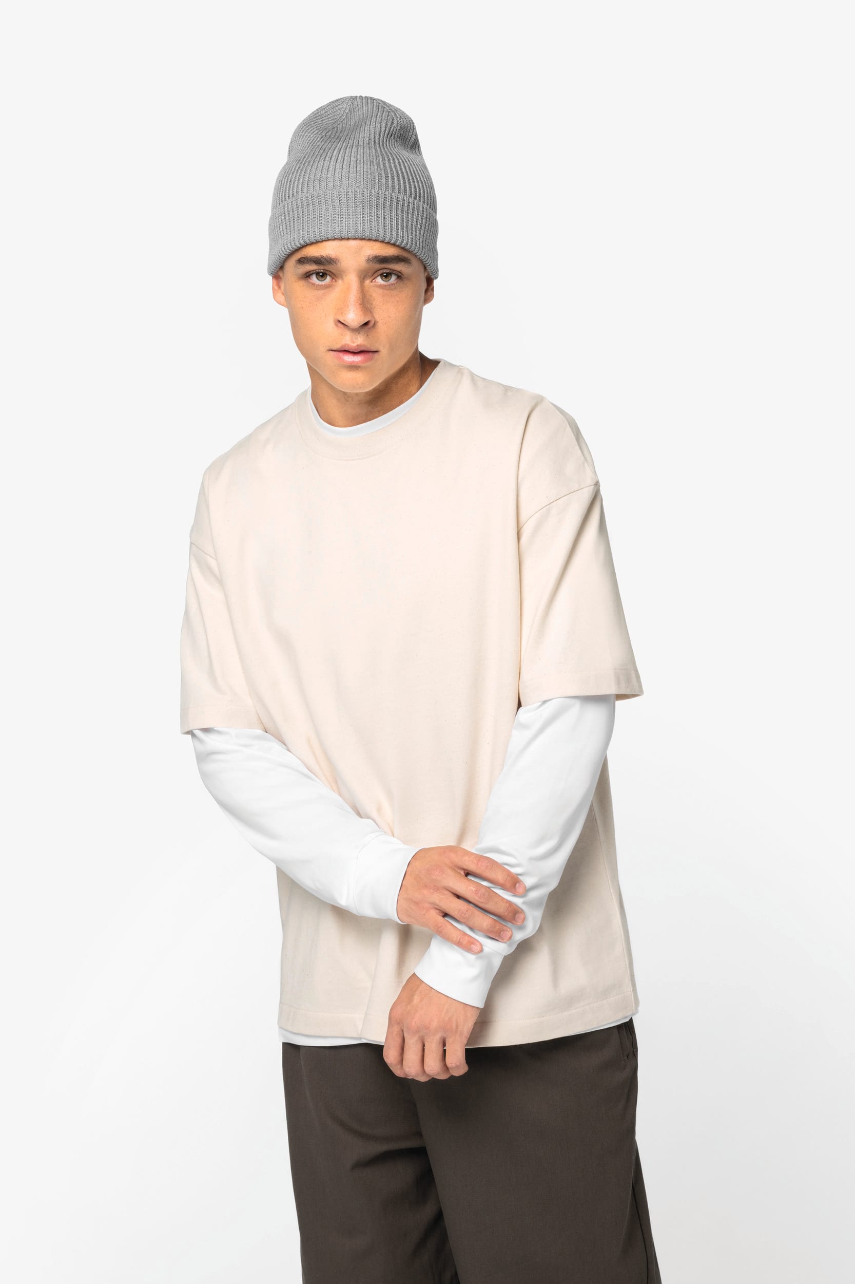 Men's Oversized Organic Cotton T-Shirt NS332 | Organic Blank
