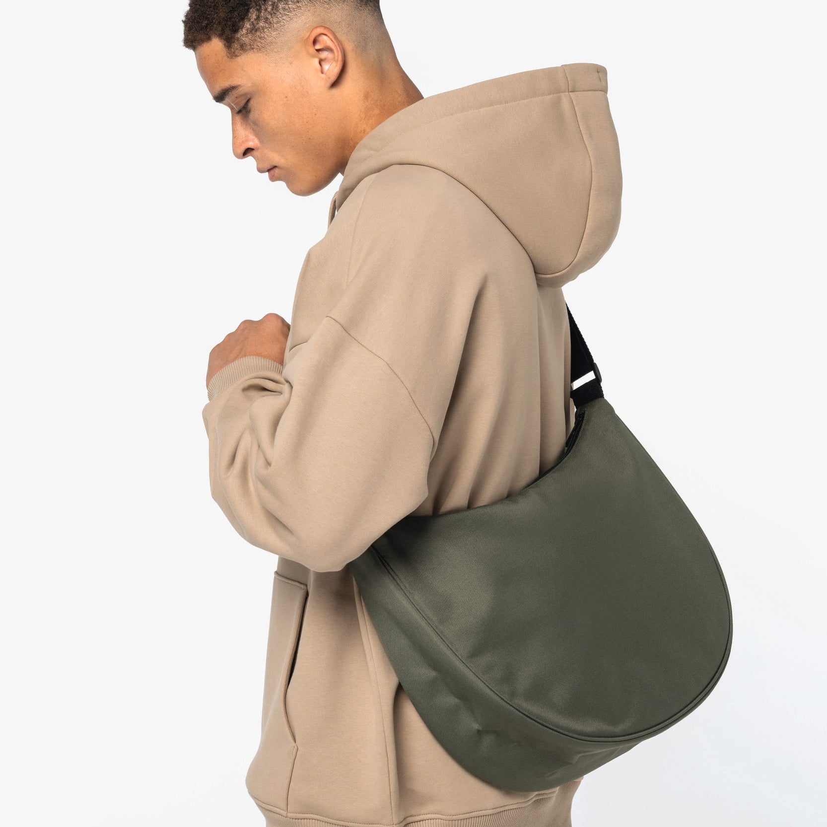 Recycled Half-Moon Crossbody Bag NS119