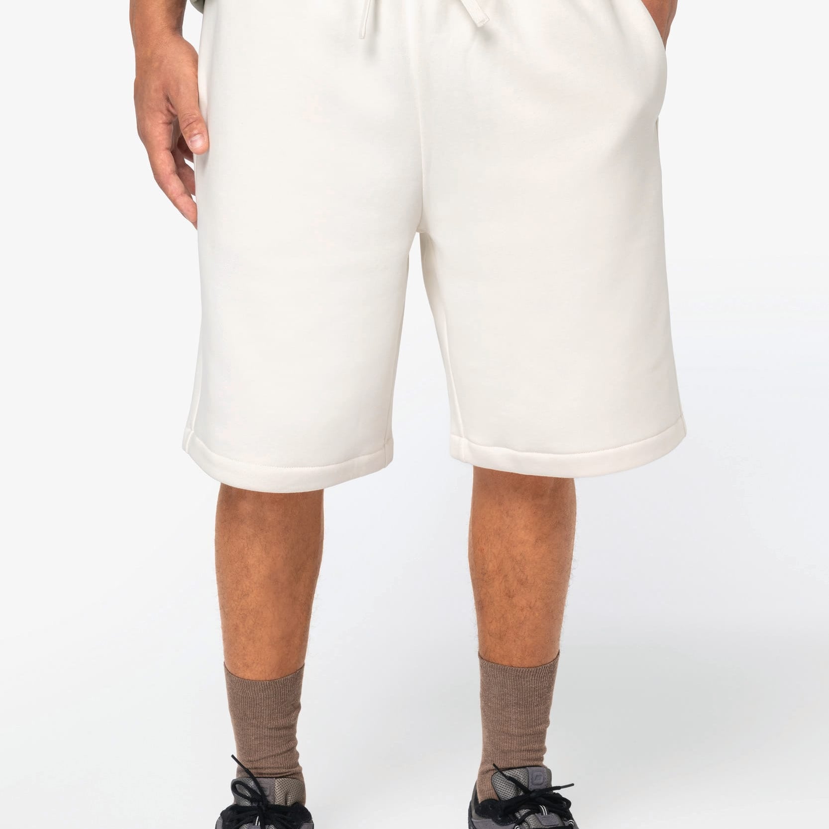 Men's Loose Fleece Bermuda Shorts NS779
